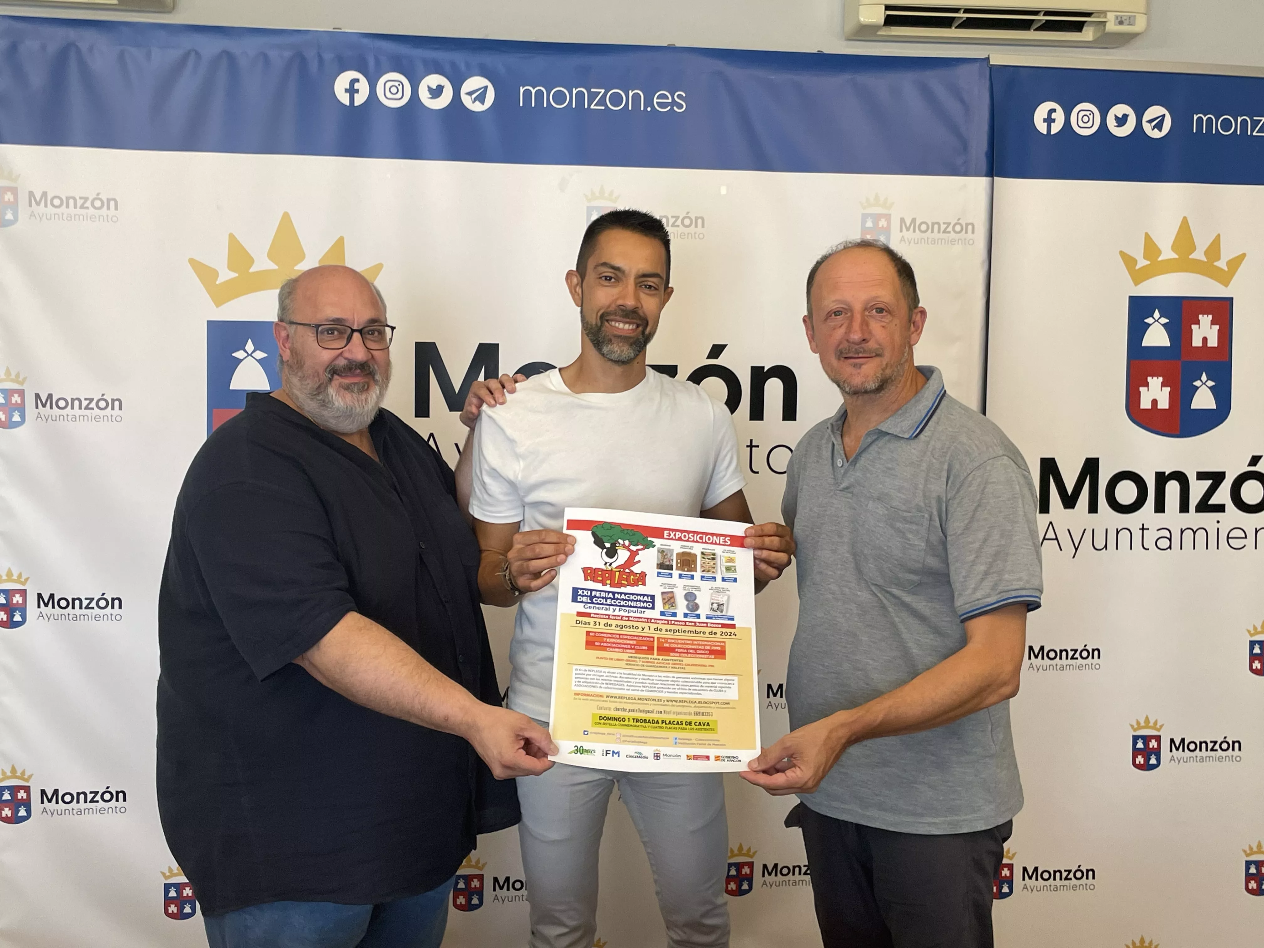 José Luis Escutia, Jairo Sánchez y Chorche Paniello han presentado Replega