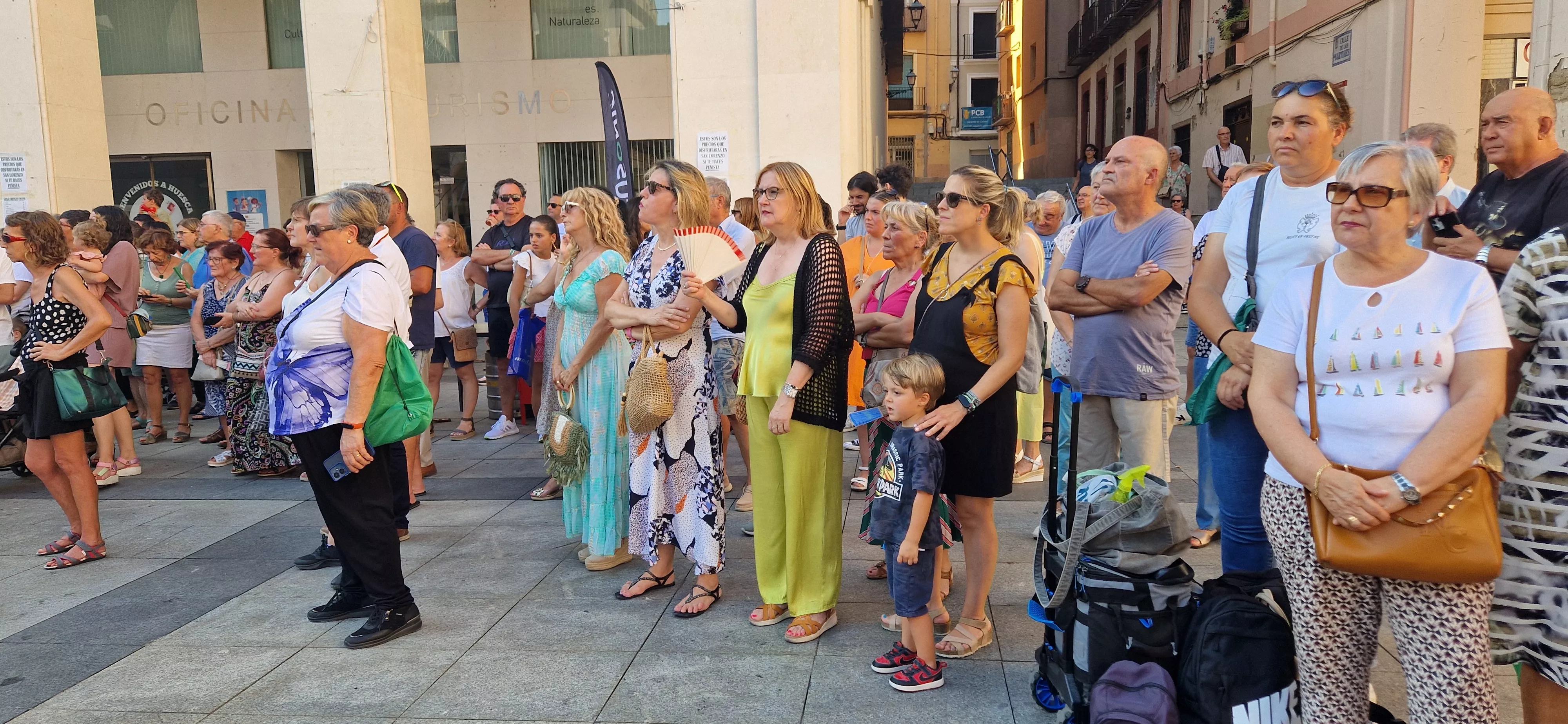 Baile de la Jota de San Lorenzo en la Plaza López Allué. Foto Myriam Martínez 