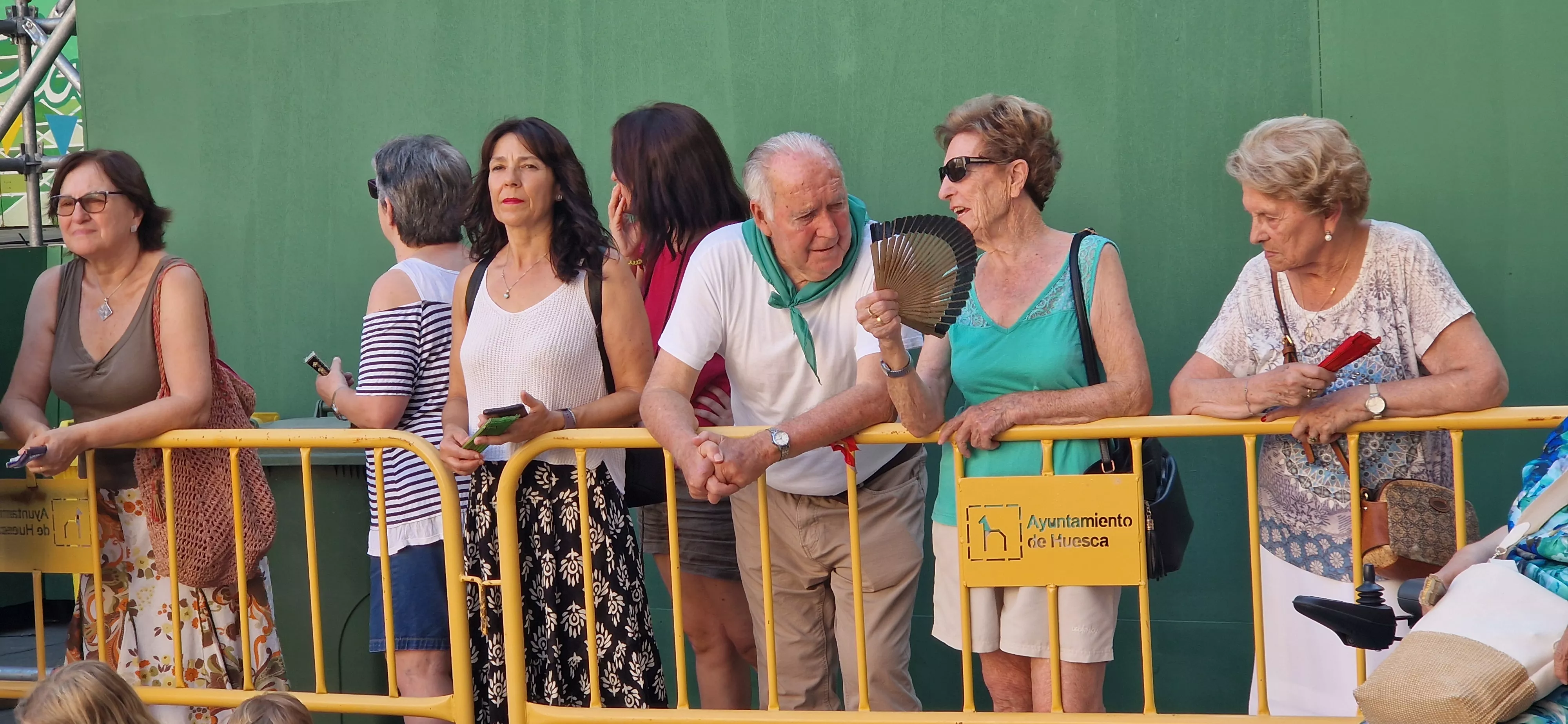 Baile de la Jota de San Lorenzo en la Plaza López Allué. Foto Myriam Martínez 