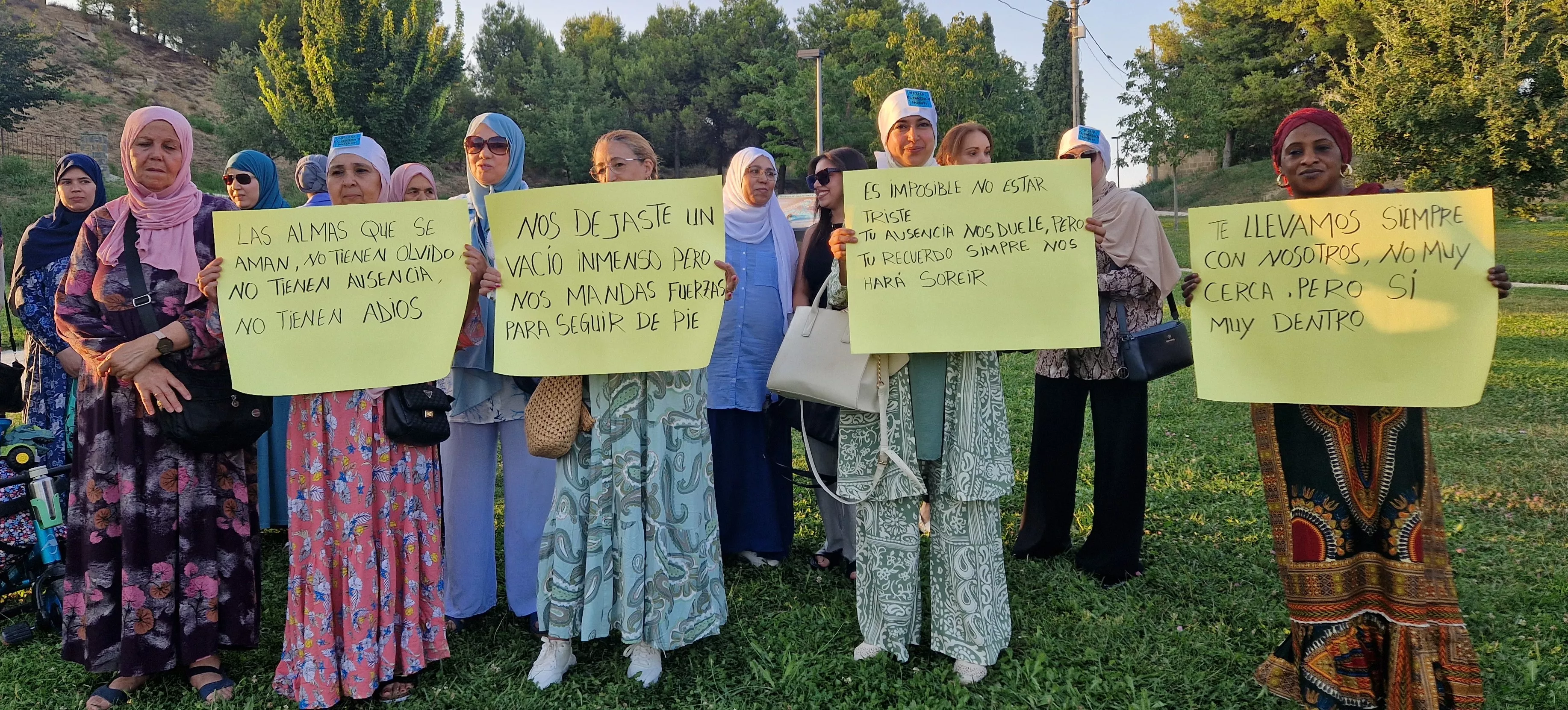 Homenaje a Nezha El Hajjaji. Foto Myriam Martínez