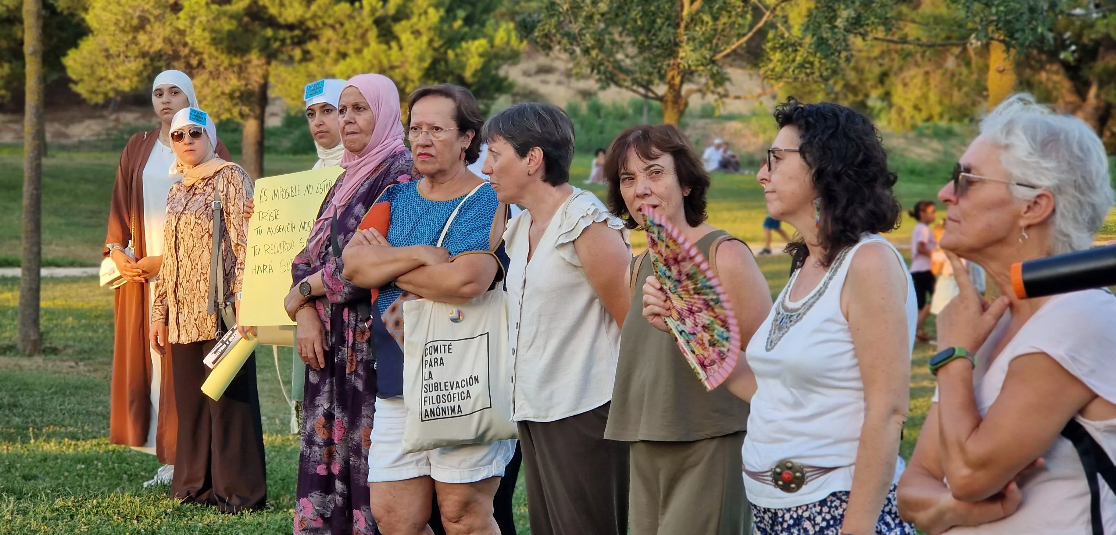 Homenaje a Nezha El Hajjaji. Foto Myriam Martínez 