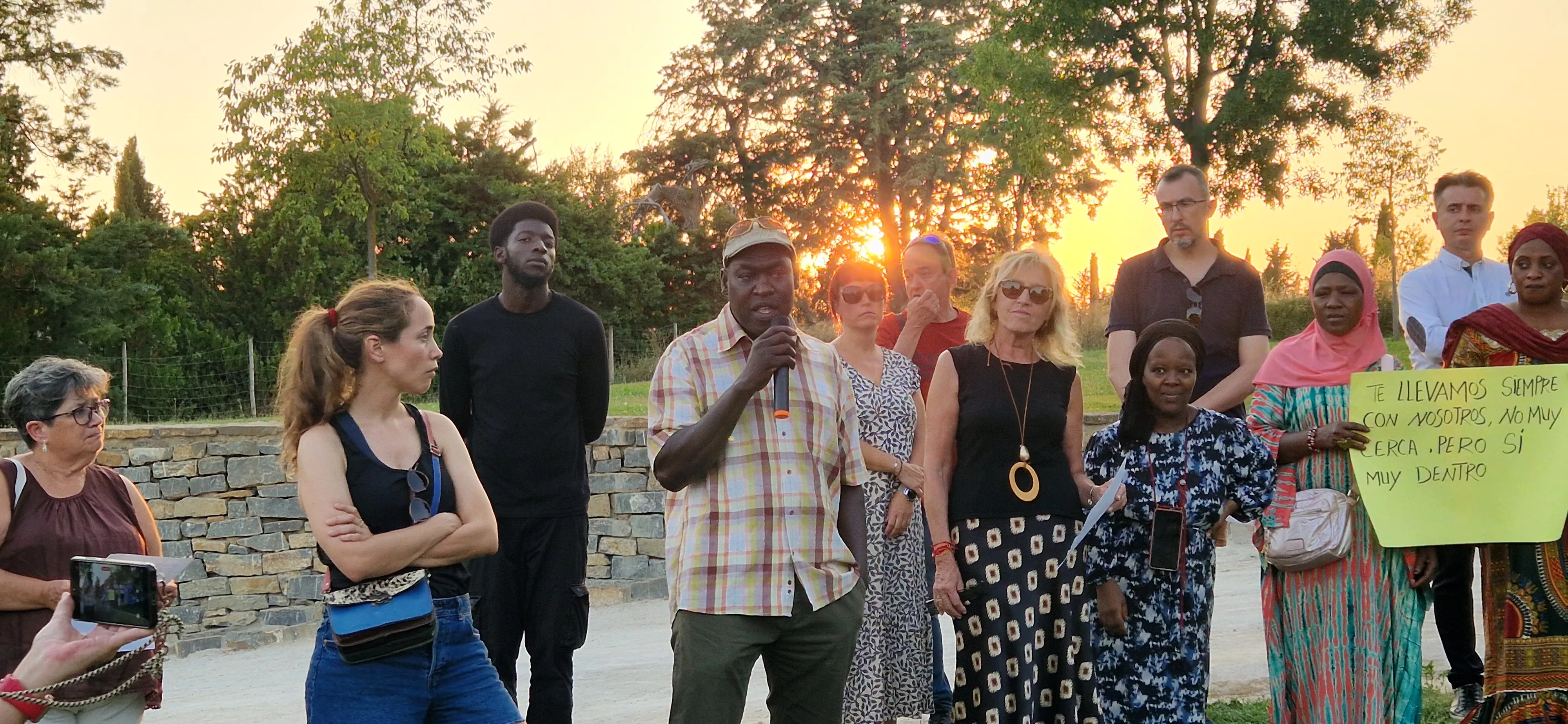 Homenaje a Nezha El Hajjaji. Foto Myriam Martínez 