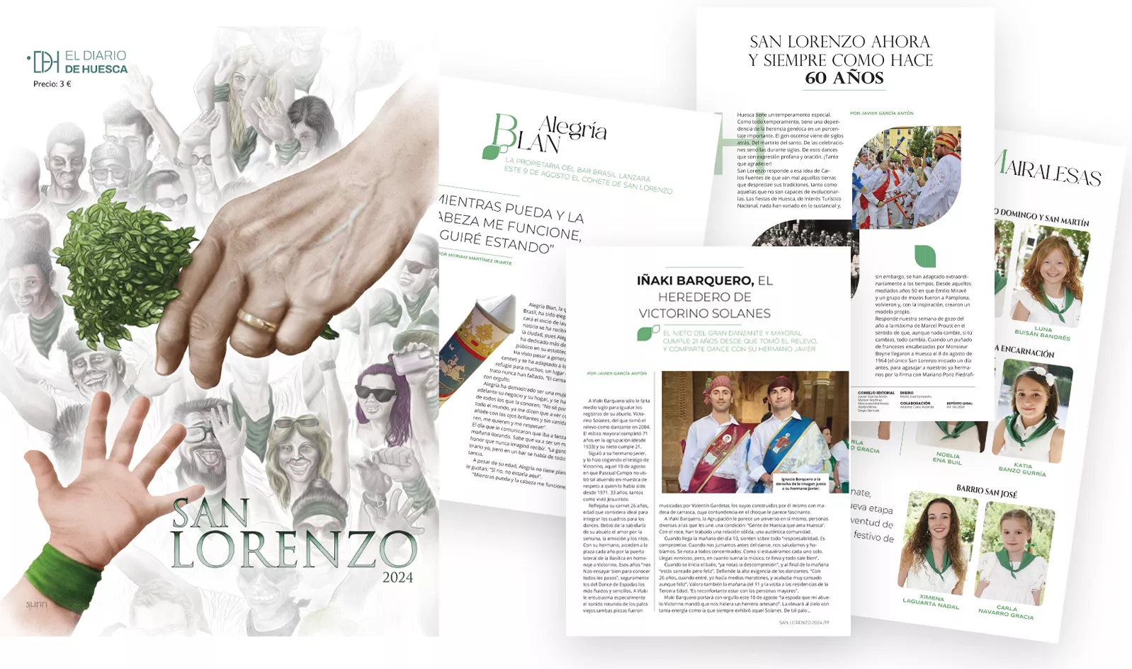 Ya está en los kioscos la revista laurentina de EL DIARIO DE HUESCA.