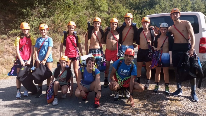 Preparados para "barranquear" Preparados para "barranquear"