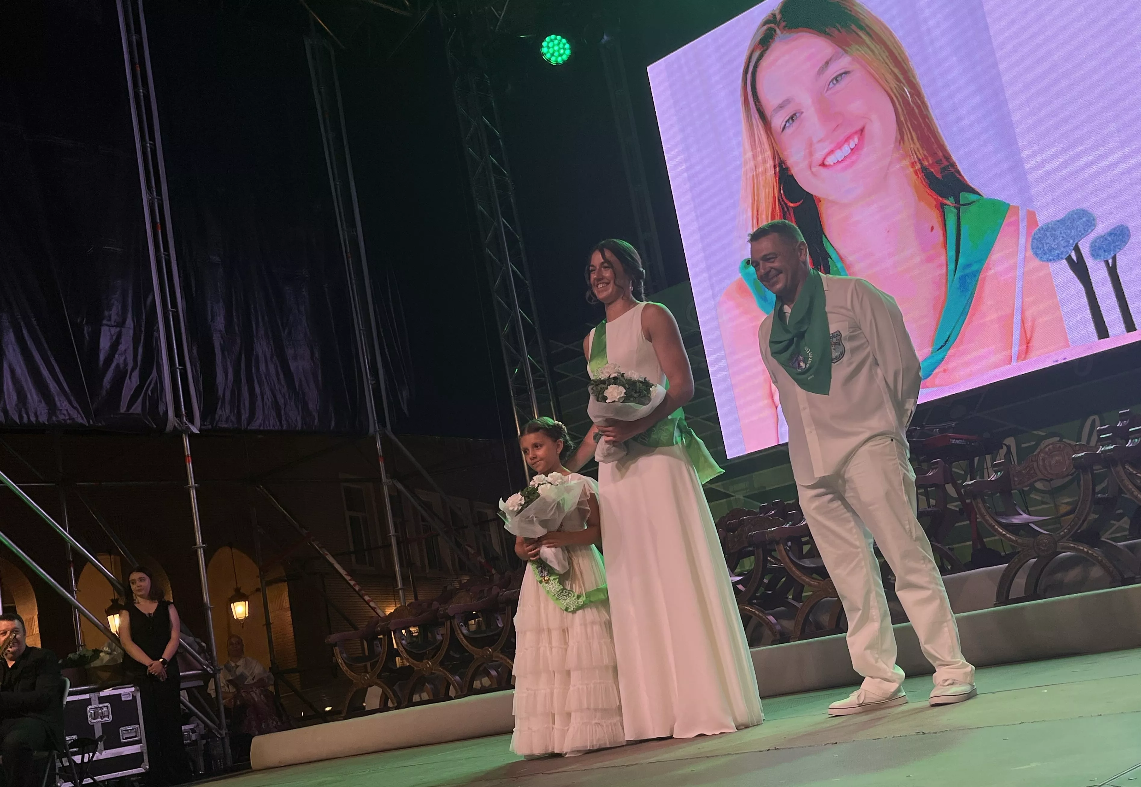 Acto de presentación de las mairalesas y mainate de Huesca 2024. Foto Mercedes Manterola