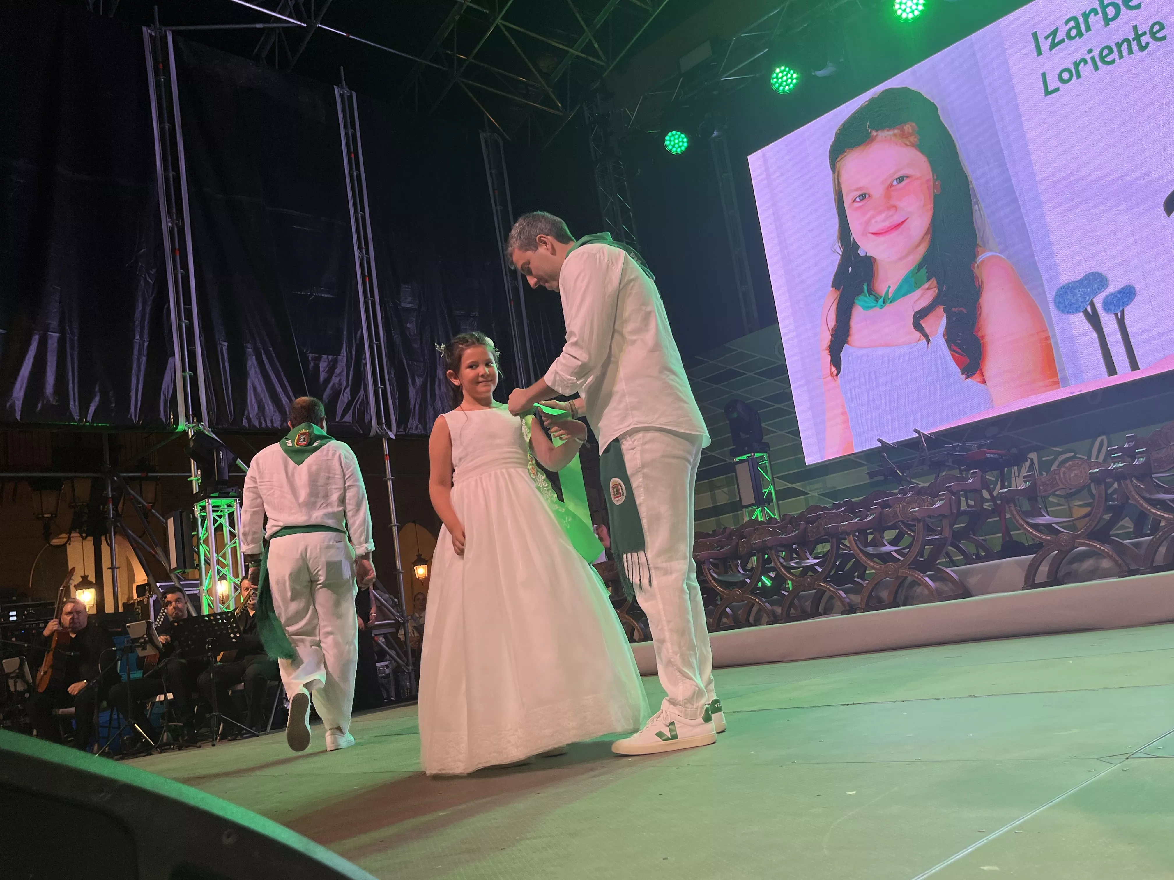 Acto de presentación de las mairalesas y mainate de Huesca 2024. Foto Mercedes Manterola