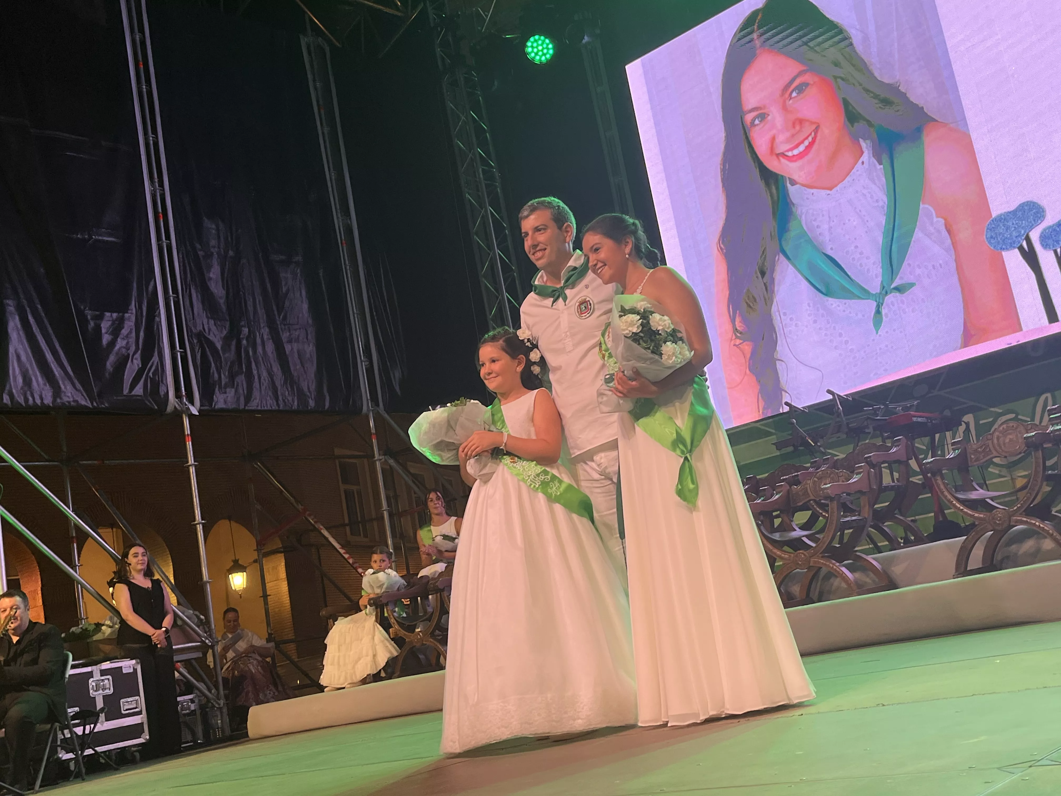 Acto de presentación de las mairalesas y mainate de Huesca 2024. Foto Mercedes Manterola