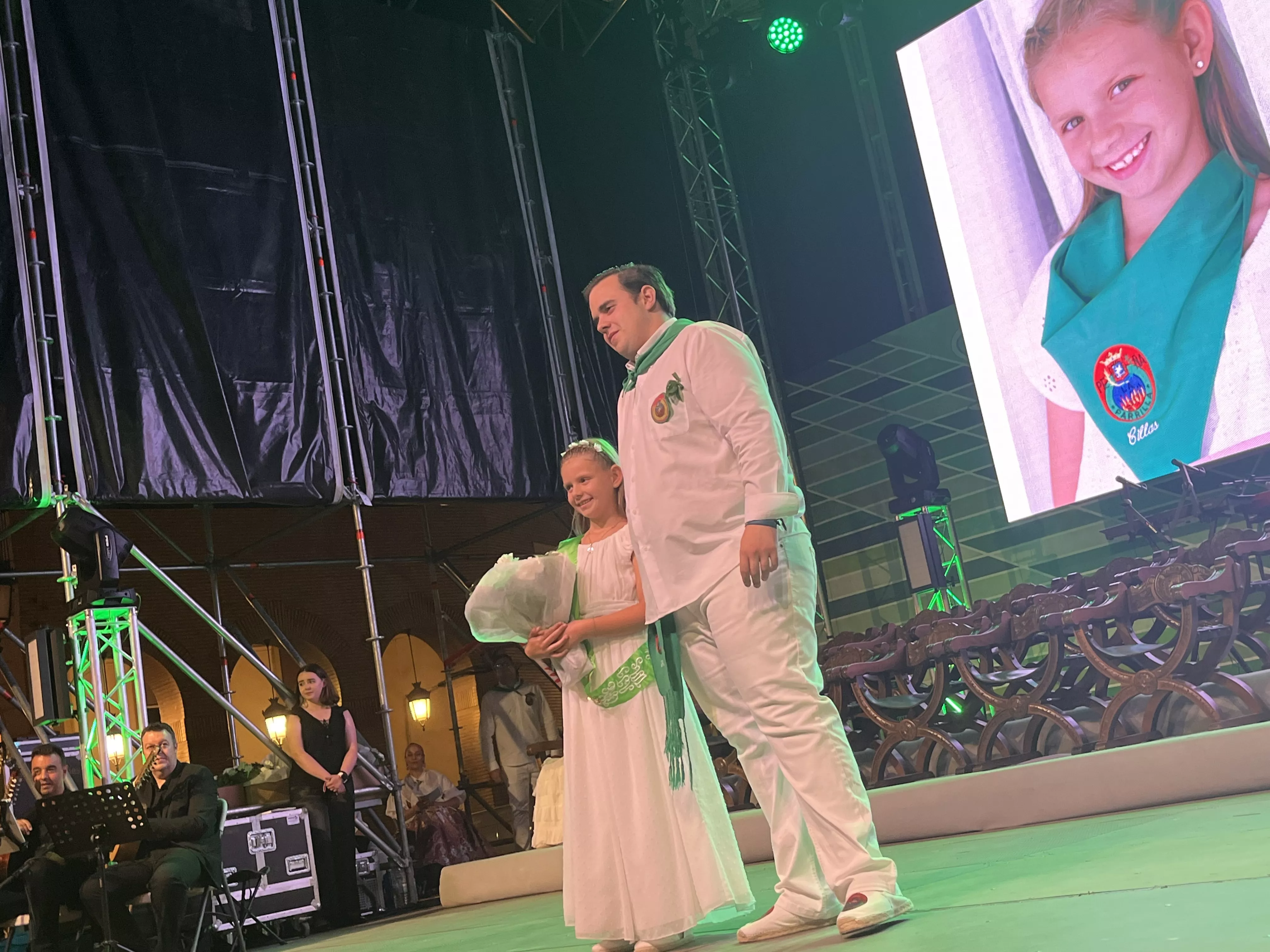 Acto de presentación de las mairalesas y mainate de Huesca 2024. Foto Mercedes Manterola