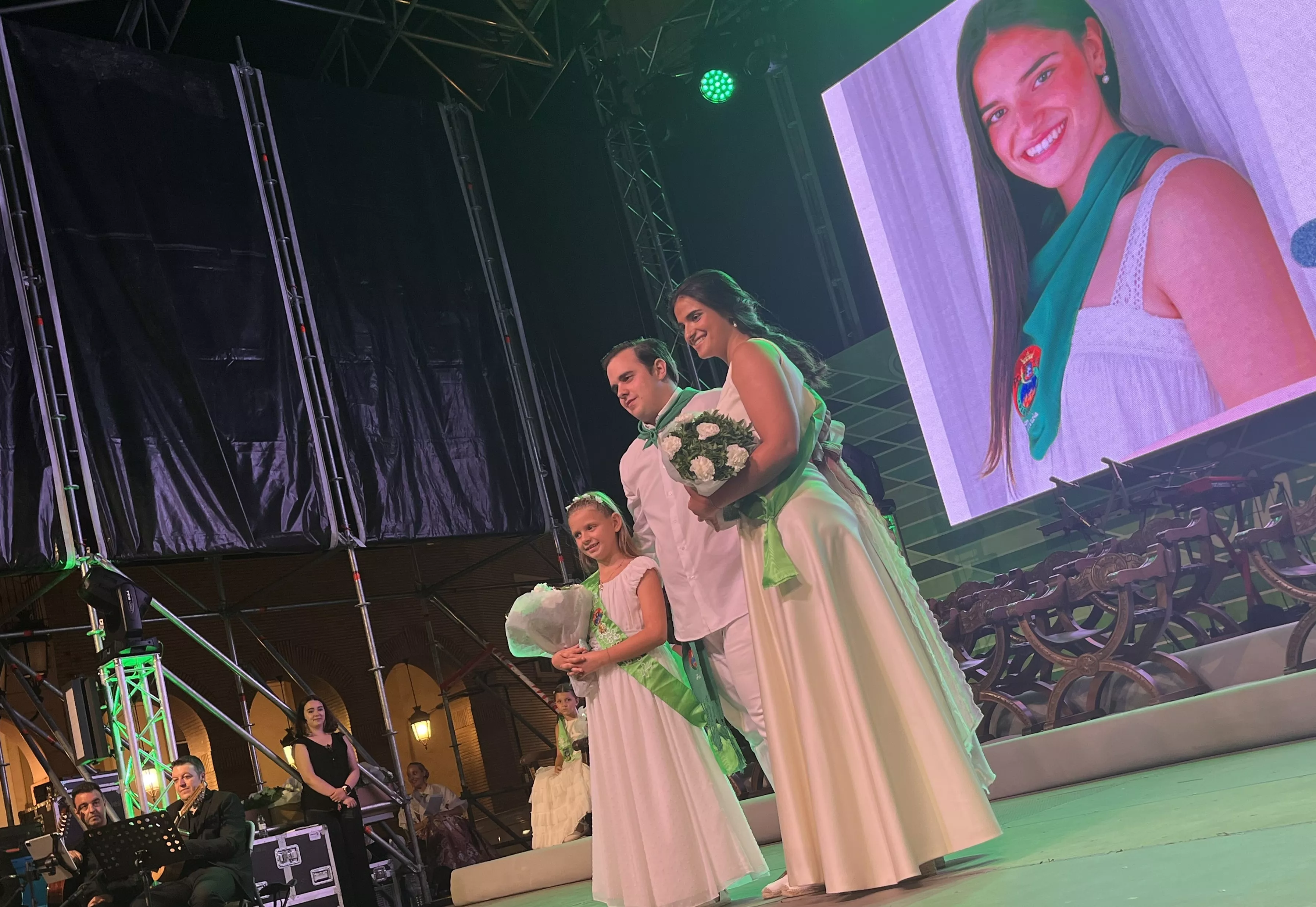 Acto de presentación de las mairalesas y mainate de Huesca 2024. Foto Mercedes Manterola