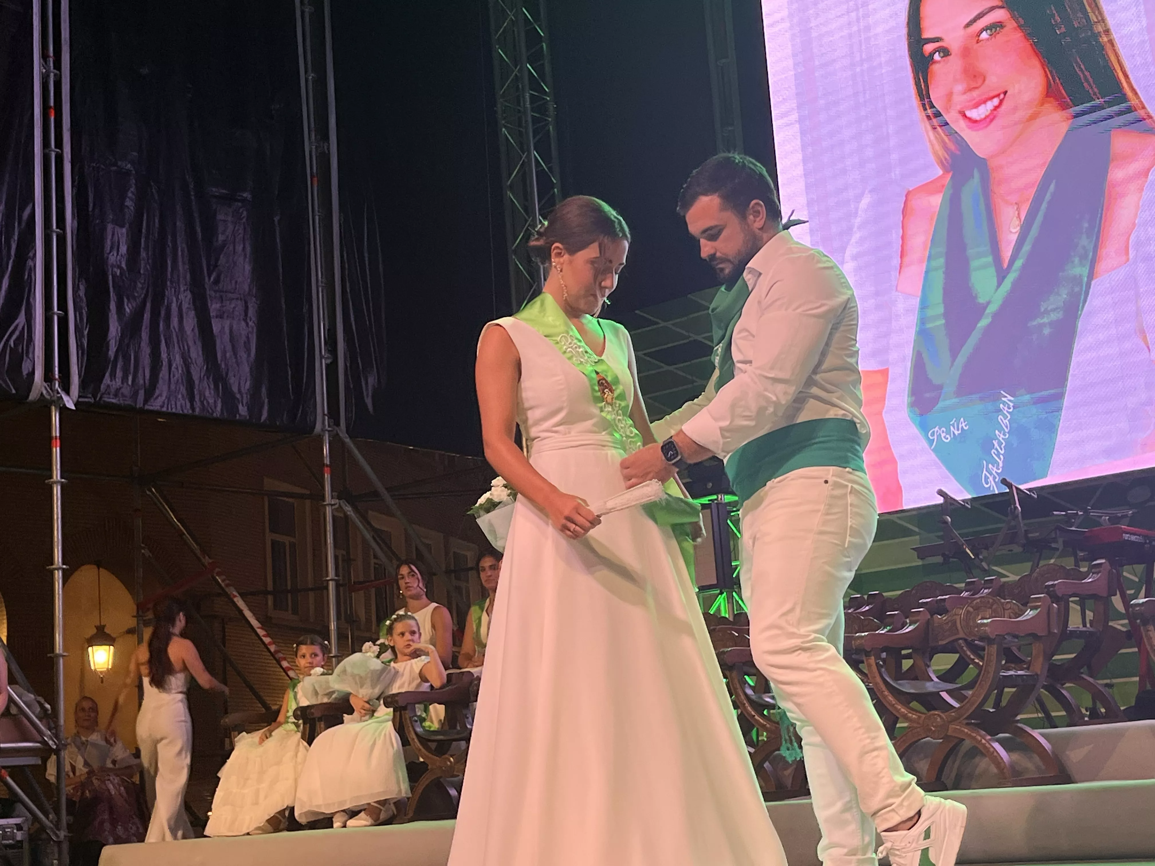 Acto de presentación de las mairalesas y mainate de Huesca 2024. Foto Mercedes Manterola