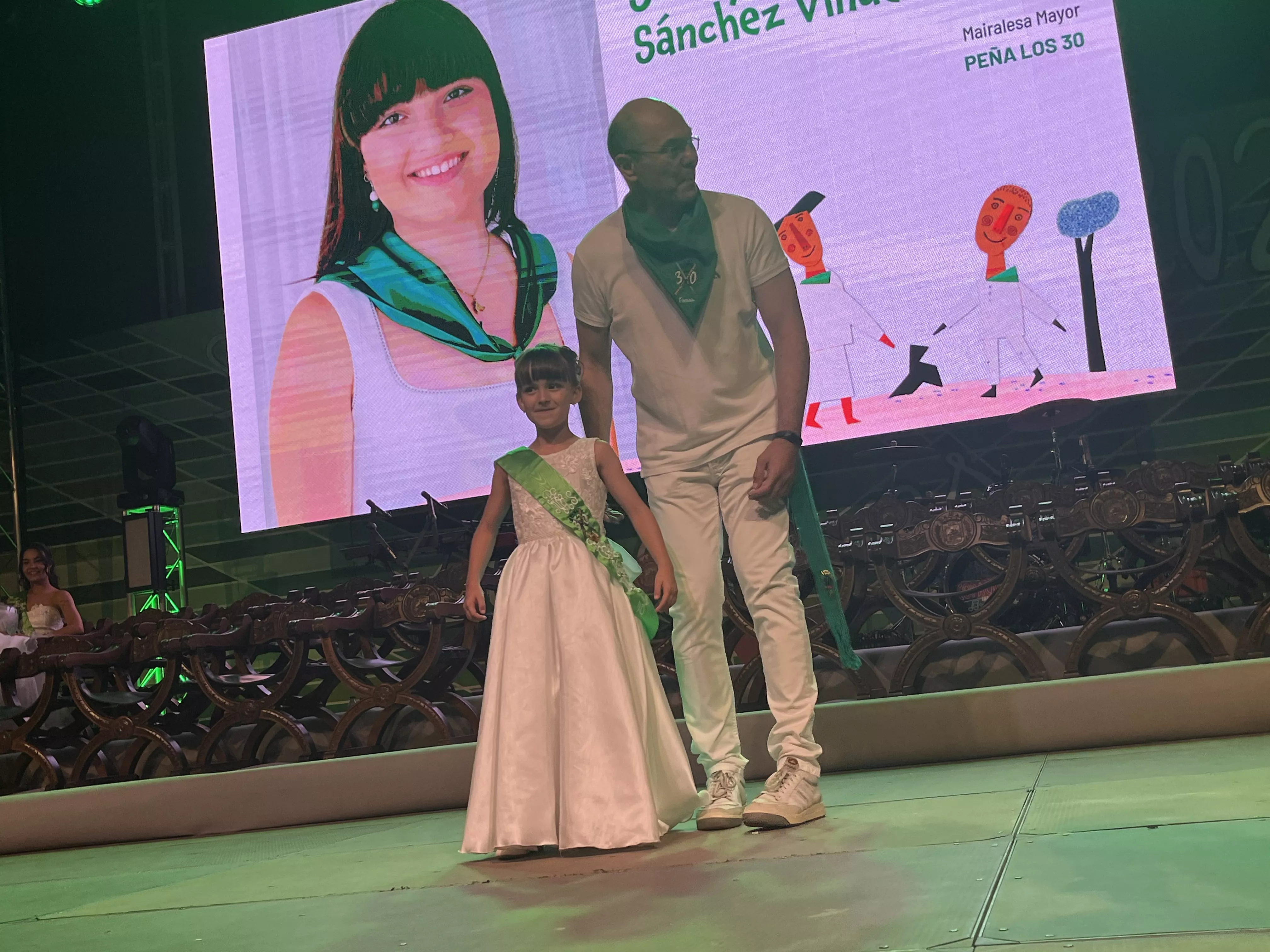 Acto de presentación de las mairalesas y mainate de Huesca 2024. Foto Mercedes Manterola