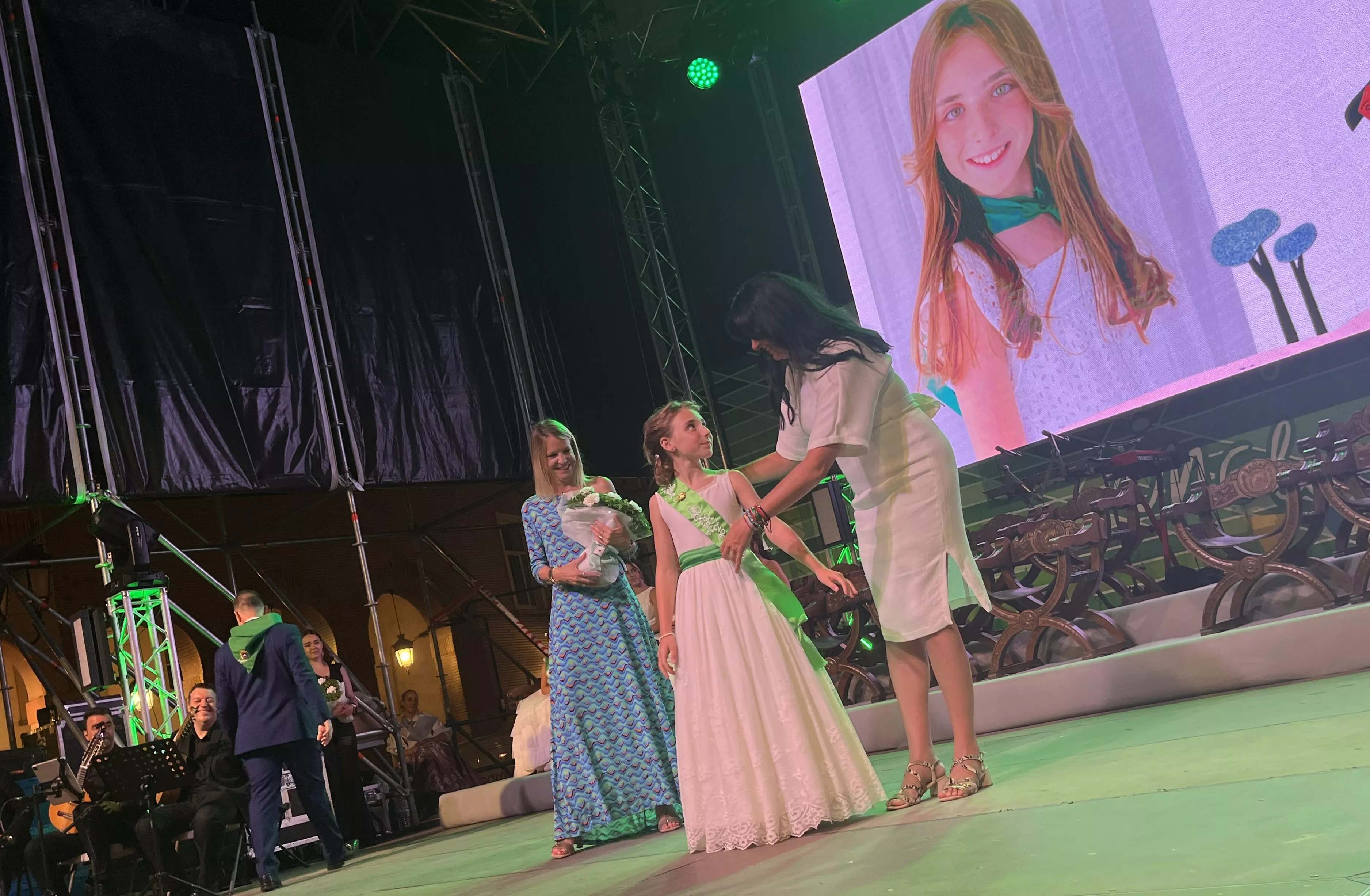 Acto de presentación de las mairalesas y mainate de Huesca 2024. Foto Mercedes Manterola