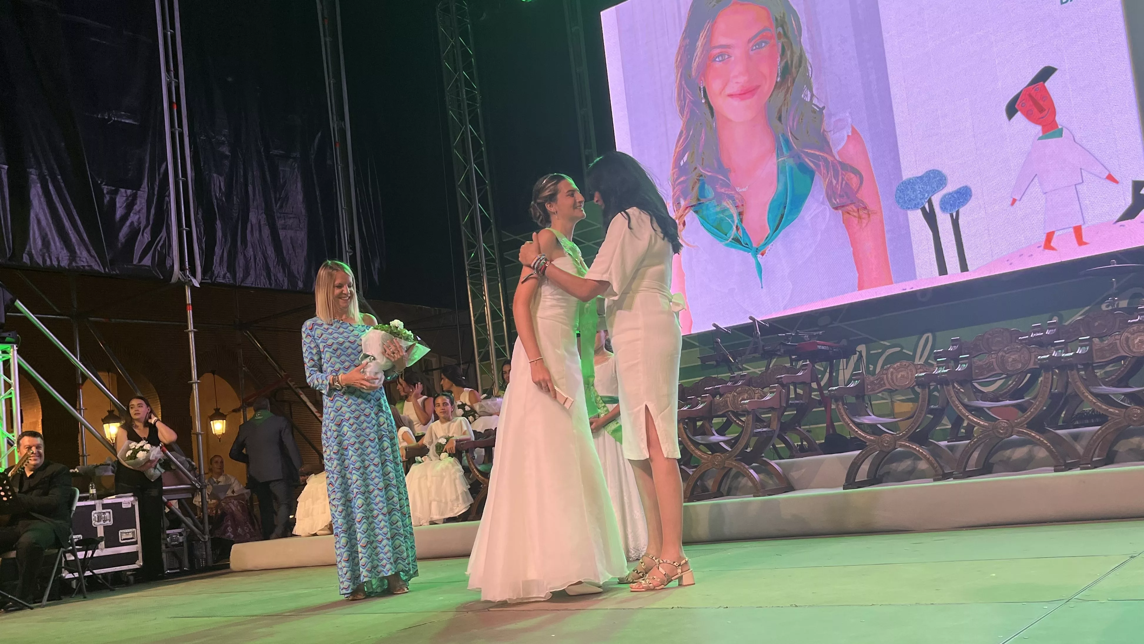 Acto de presentación de las mairalesas y mainate de Huesca 2024. Foto Mercedes Manterola