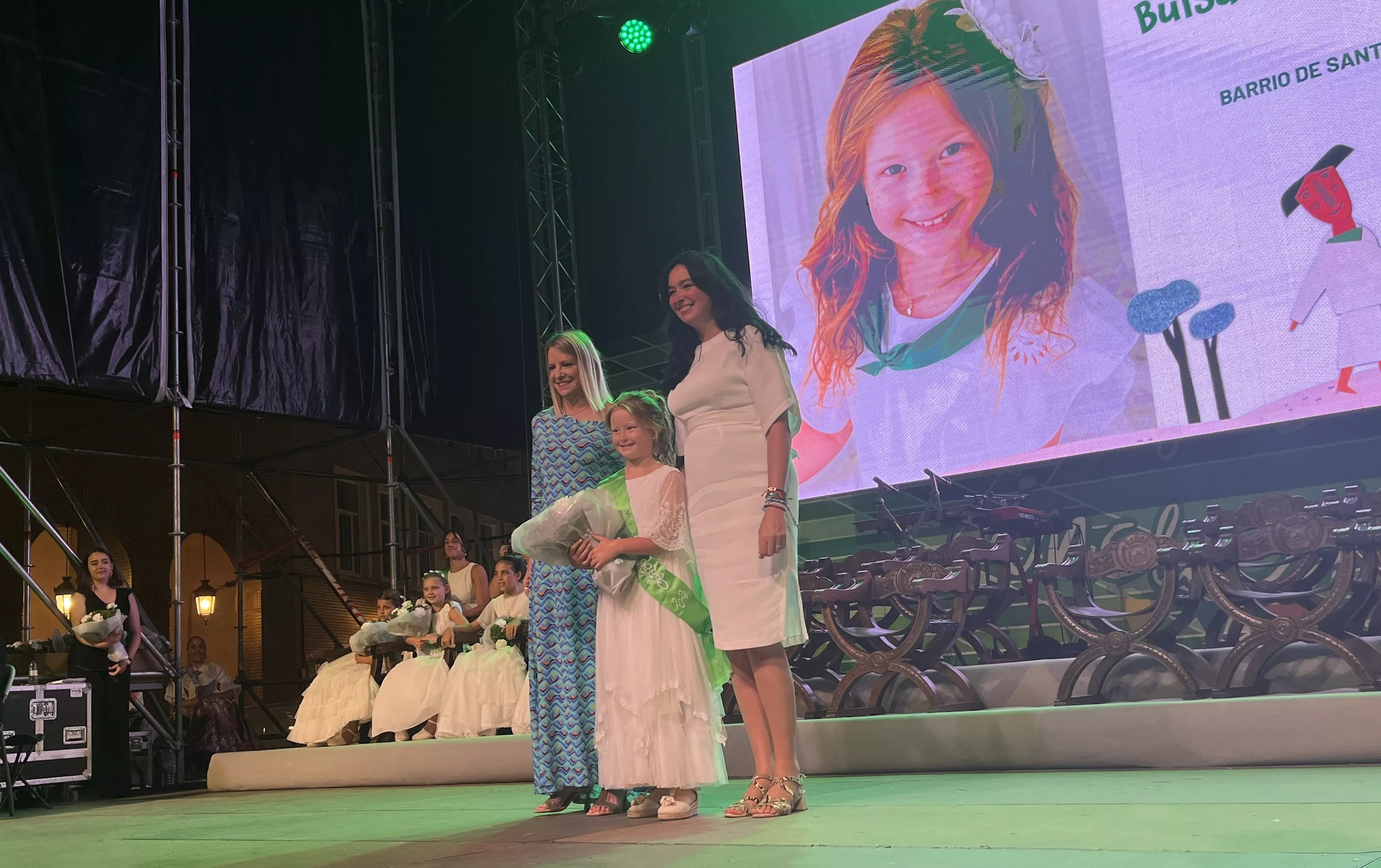 Acto de presentación de las mairalesas y mainate de Huesca 2024. Foto Mercedes Manterola