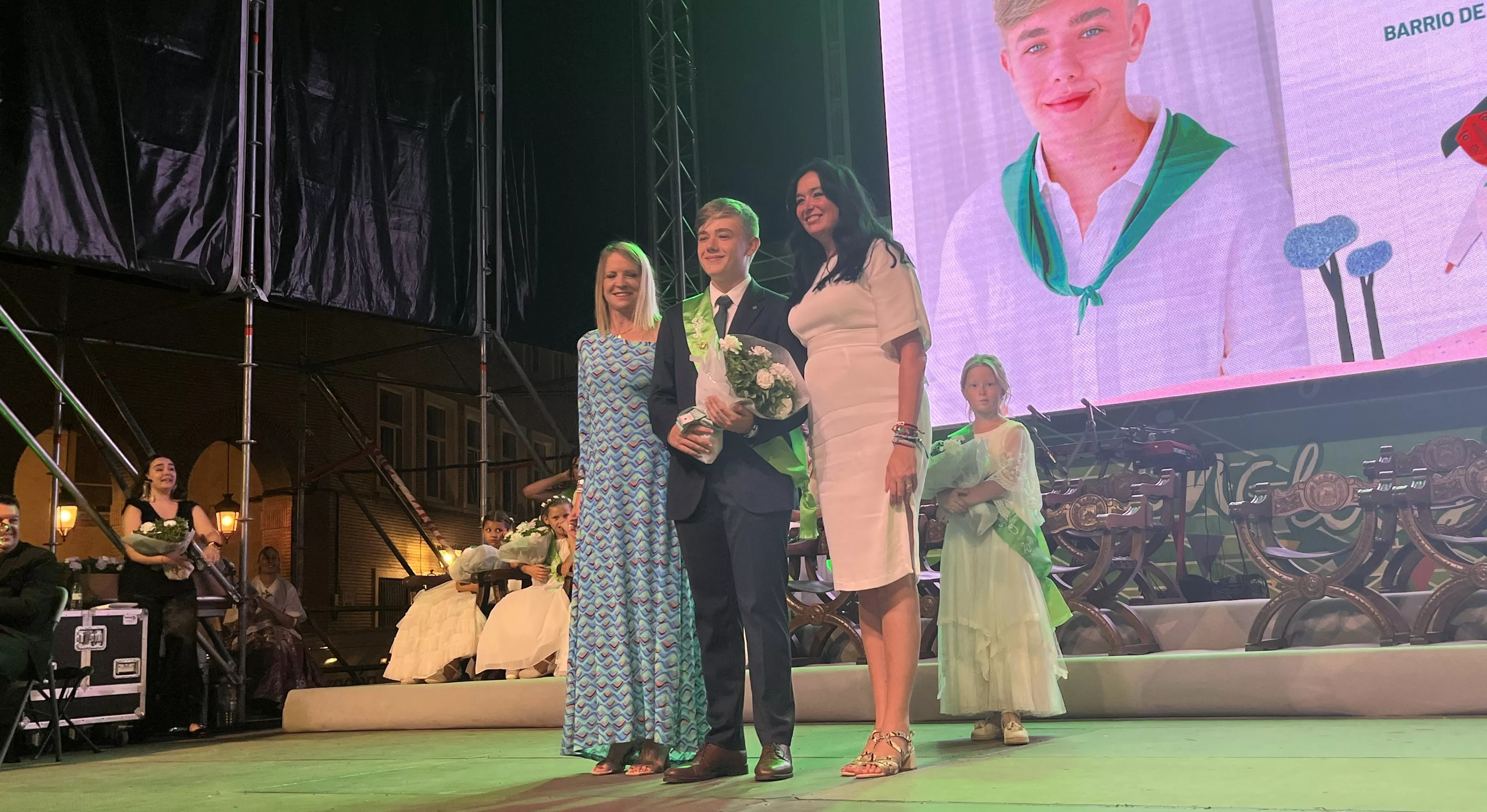 Acto de presentación de las mairalesas y mainate de Huesca 2024. Foto Mercedes Manterola