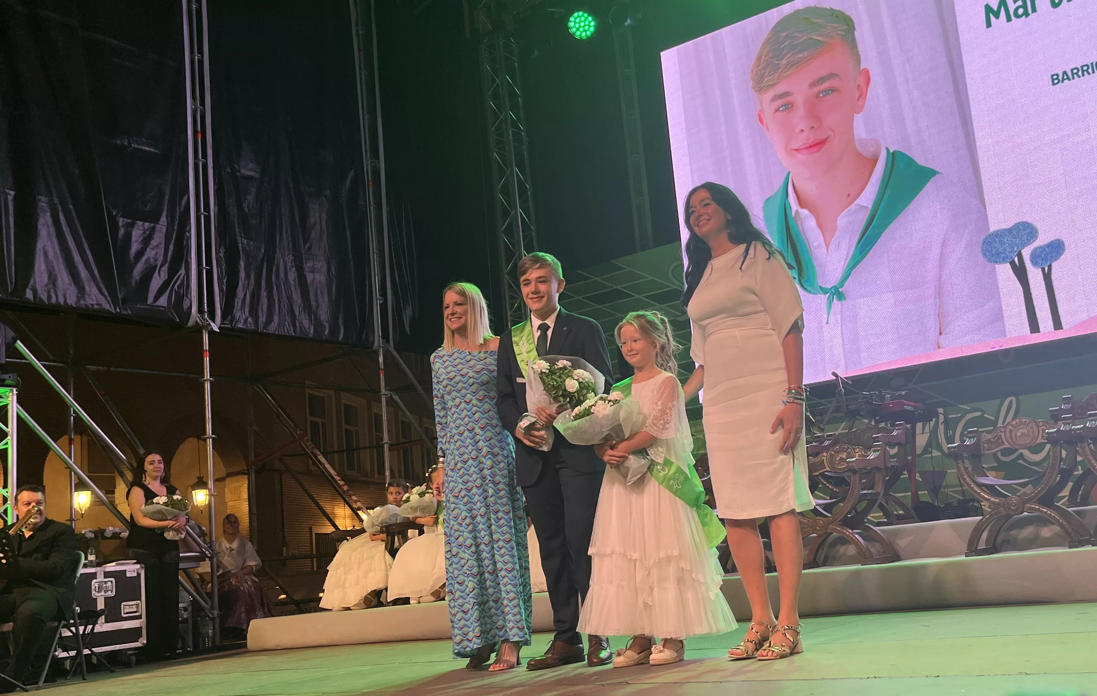 Acto de presentación de las mairalesas y mainate de Huesca 2024. Foto Mercedes Manterola