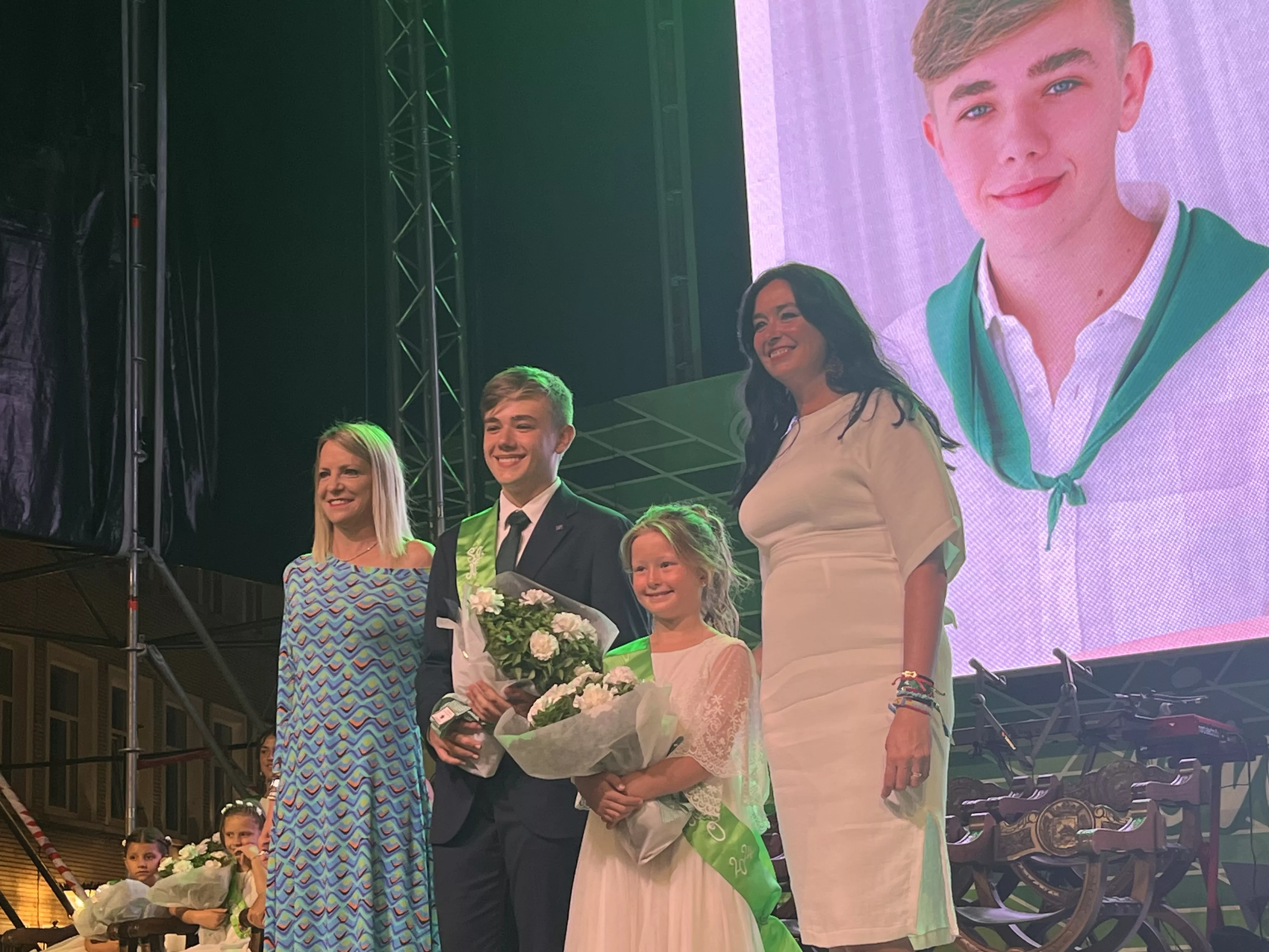 Acto de presentación de las mairalesas y mainate de Huesca 2024. Foto Mercedes Manterola
