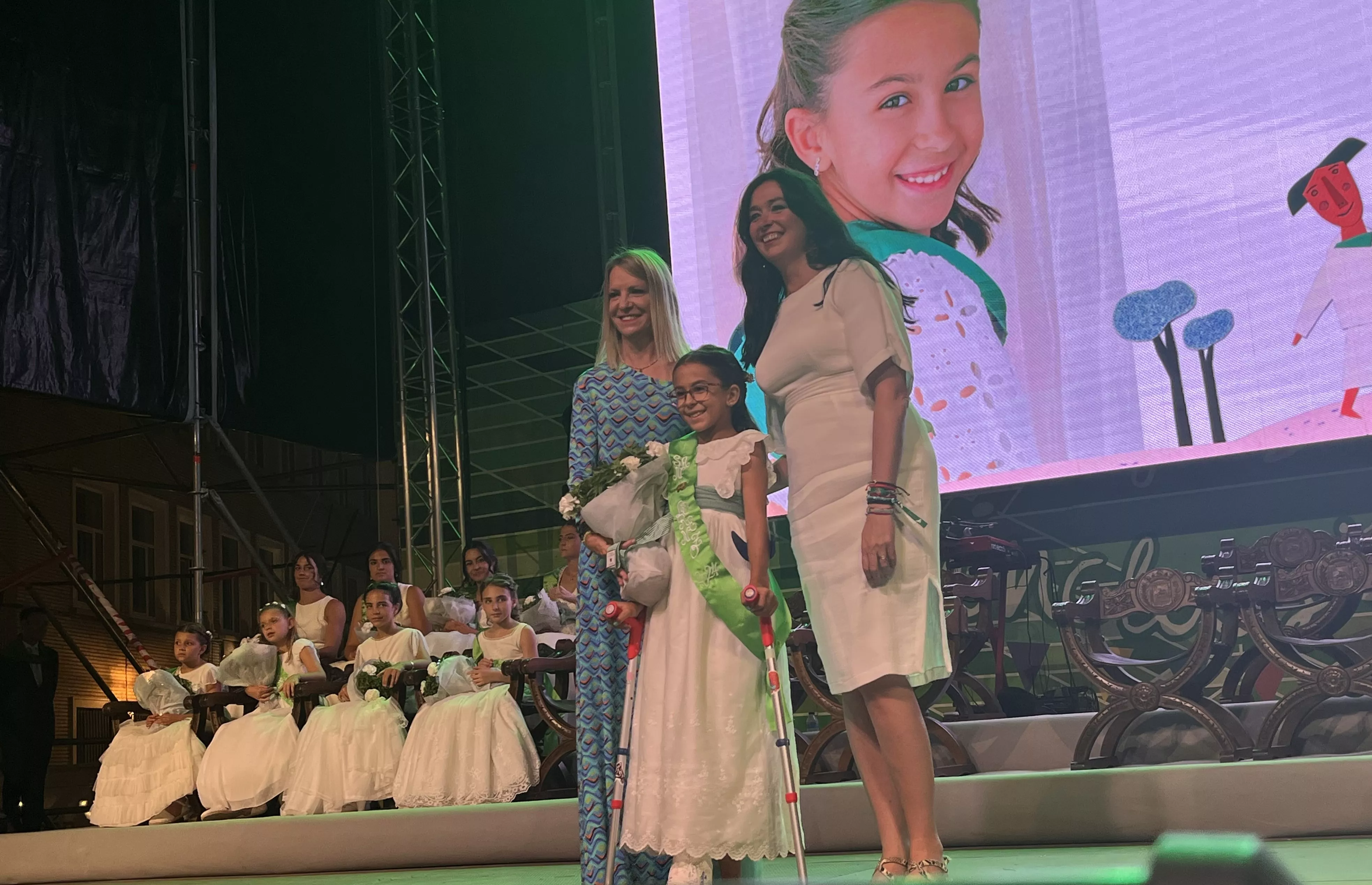 Acto de presentación de las mairalesas y mainate de Huesca 2024. Foto Mercedes Manterola