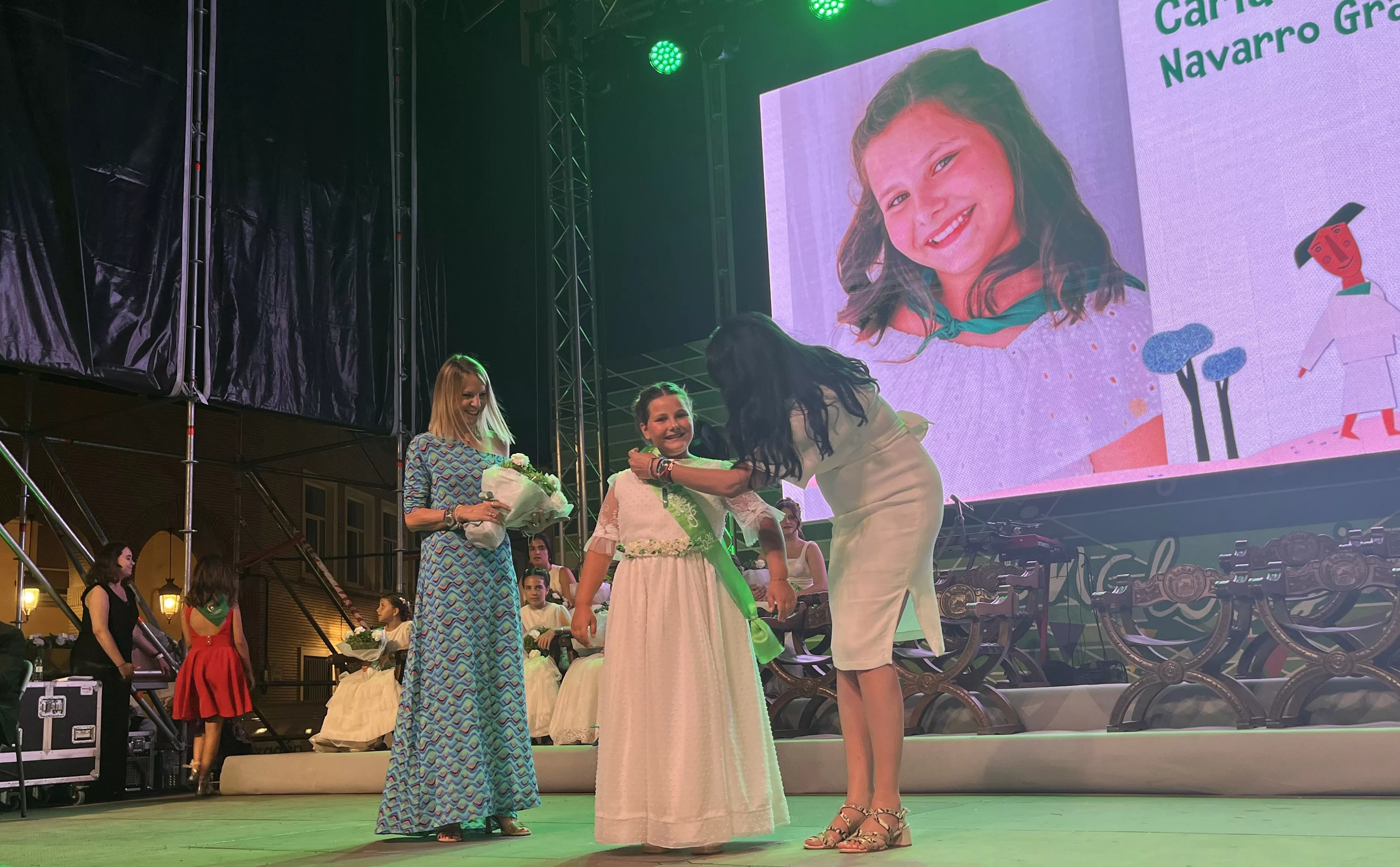 Acto de presentación de las mairalesas y mainate de Huesca 2024. Foto Mercedes Manterola