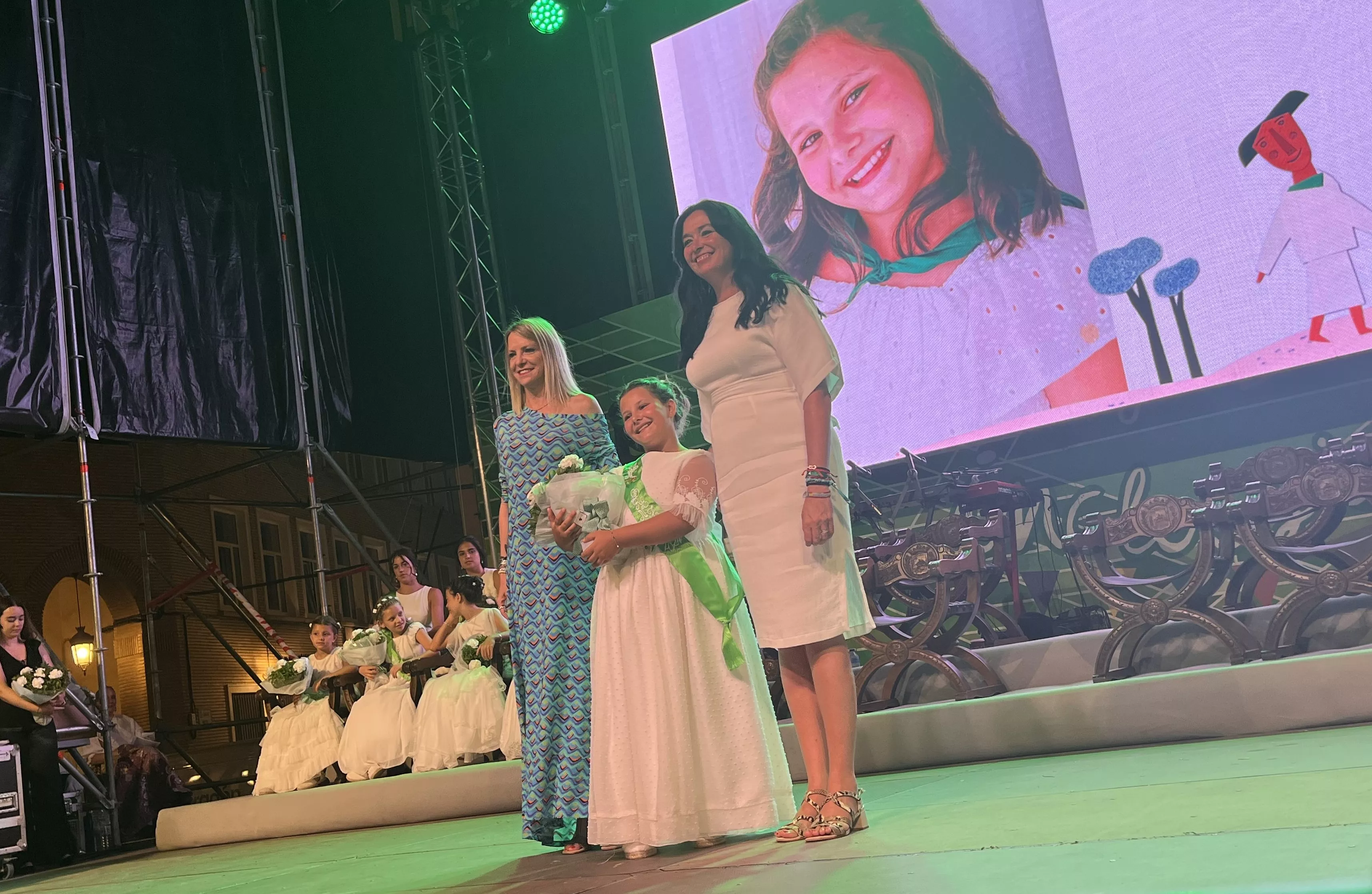 Acto de presentación de las mairalesas y mainate de Huesca 2024. Foto Mercedes Manterola