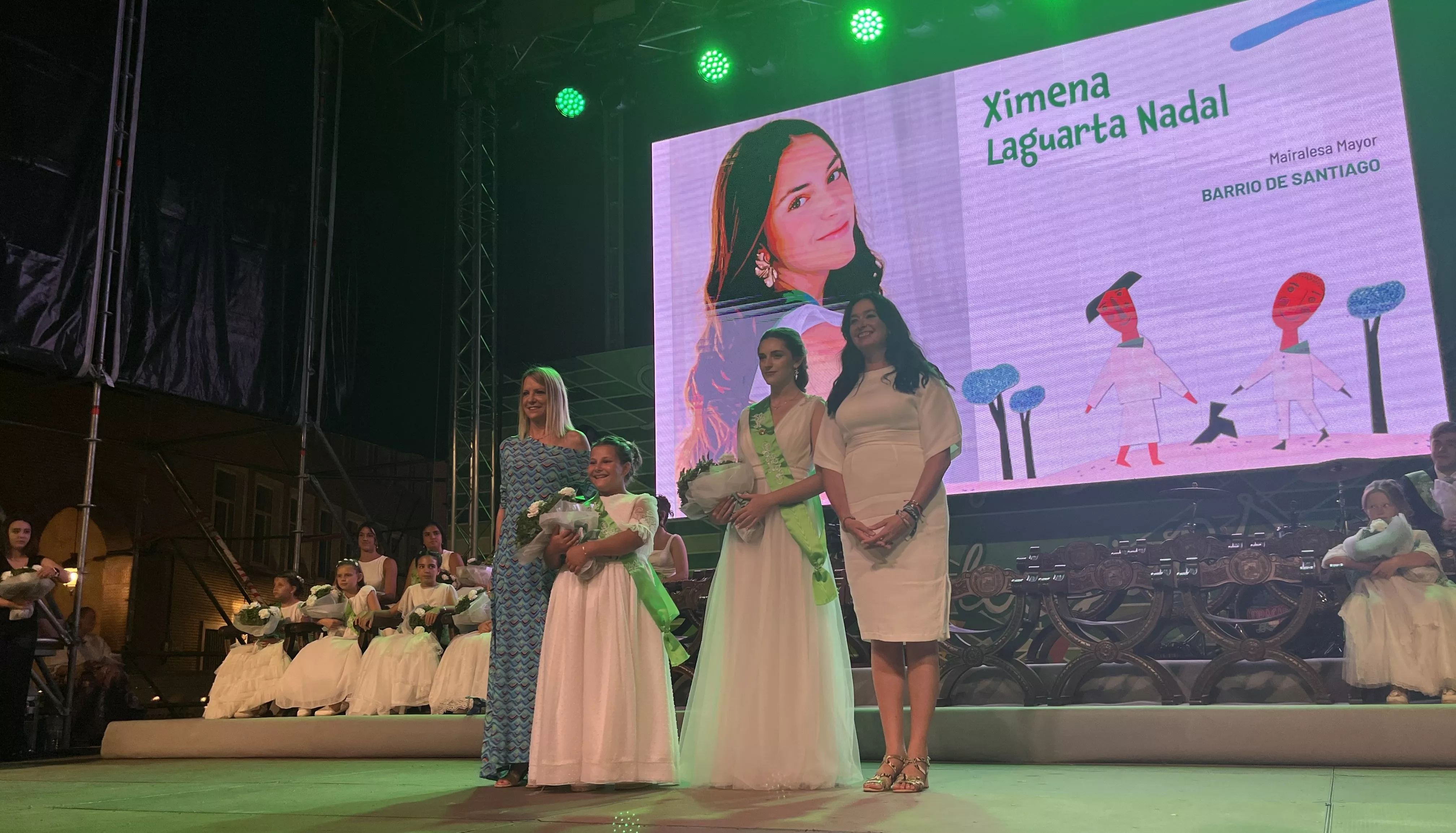 Acto de presentación de las mairalesas y mainate de Huesca 2024. Foto Mercedes Manterola