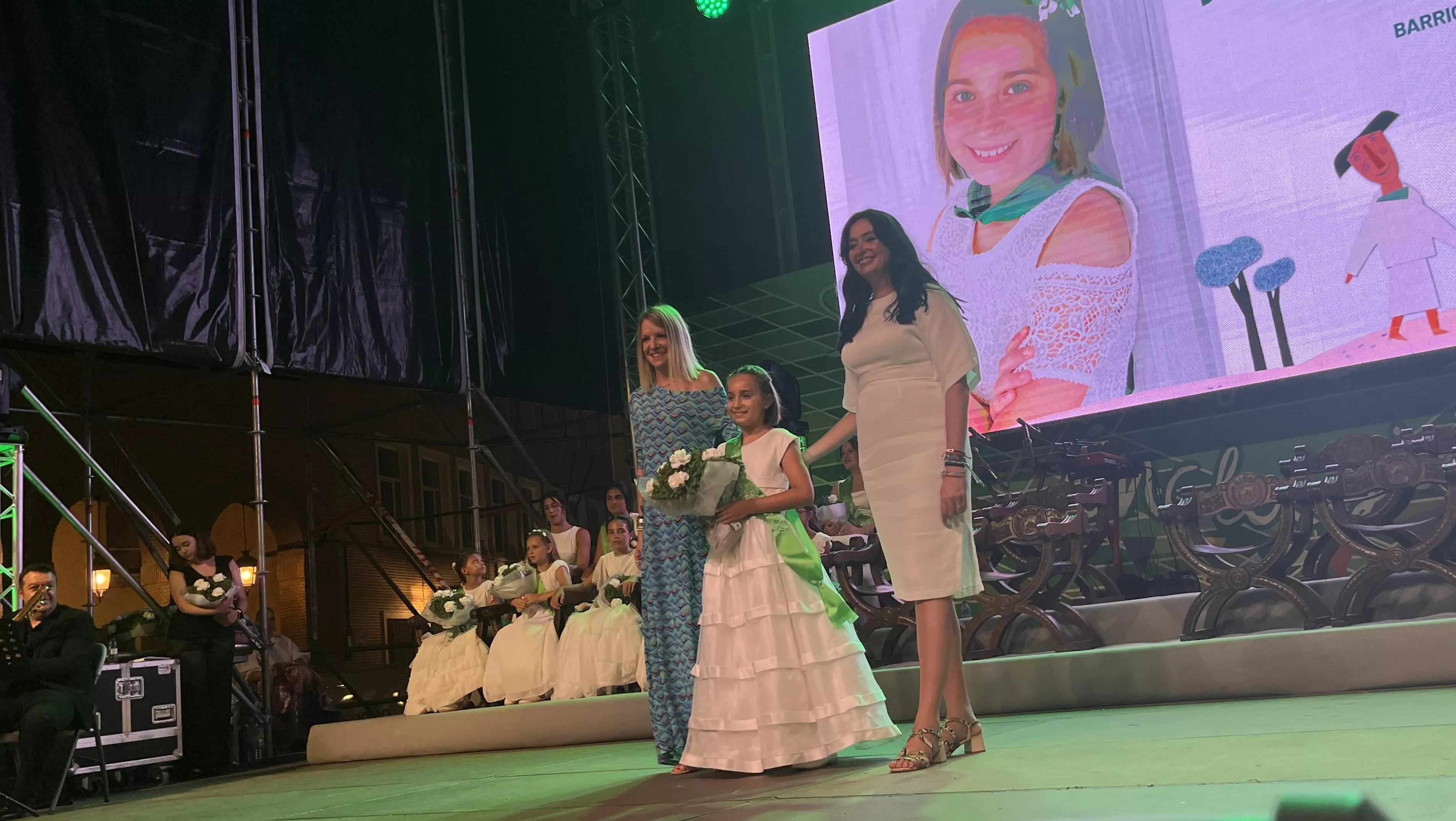 Acto de presentación de las mairalesas y mainate de Huesca 2024. Foto Mercedes Manterola