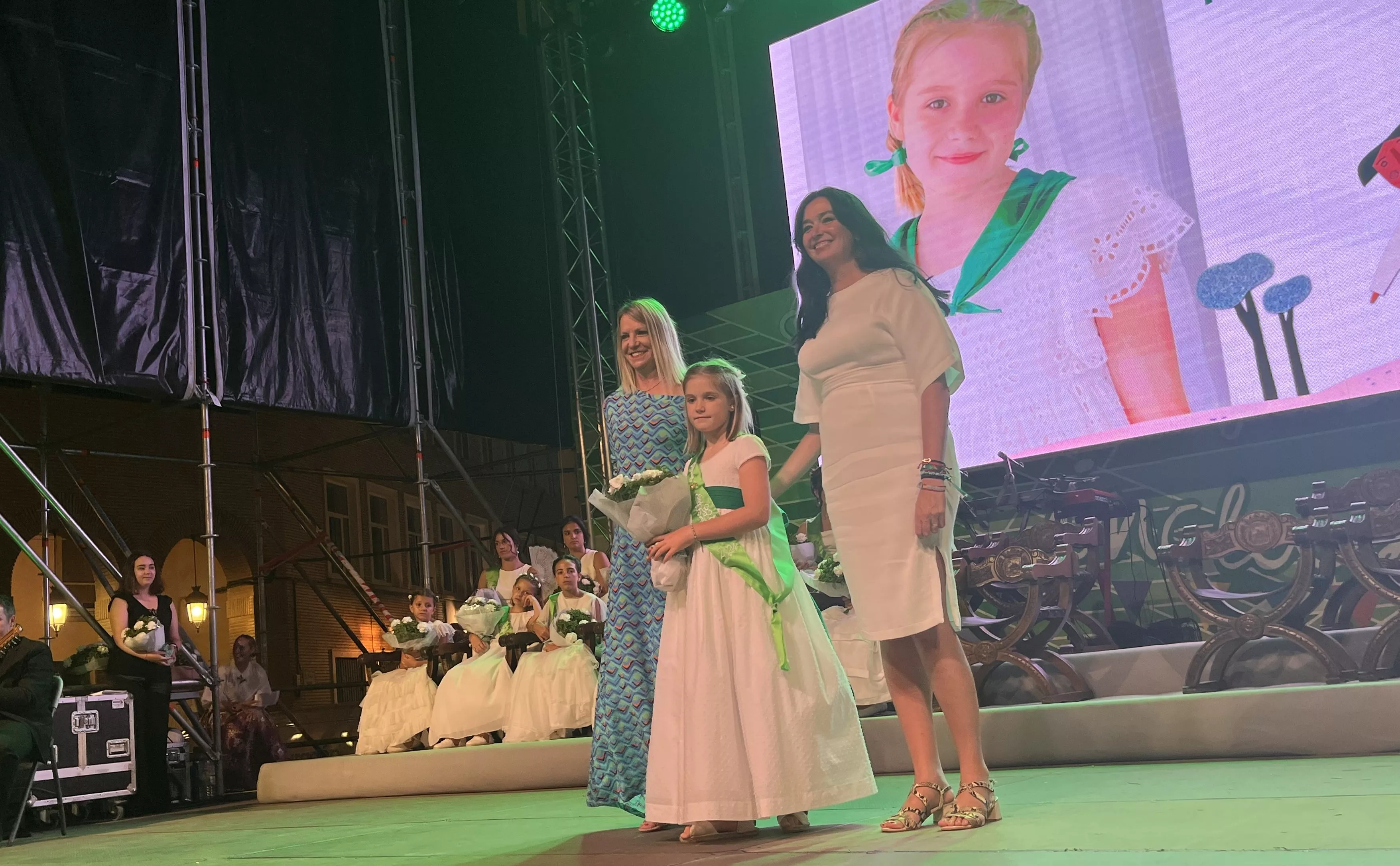 Acto de presentación de las mairalesas y mainate de Huesca 2024. Foto Mercedes Manterola