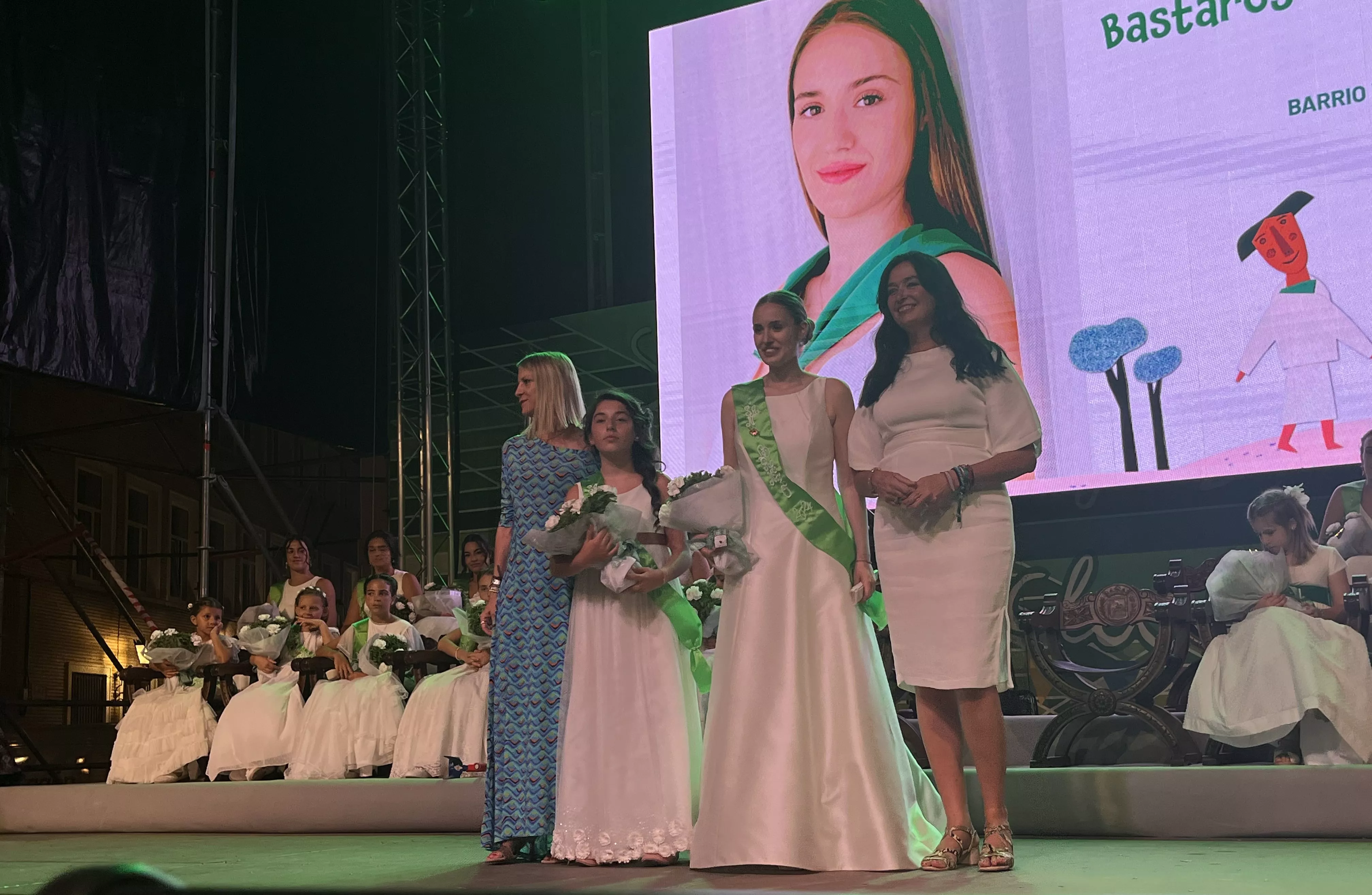 Acto de presentación de las mairalesas y mainate de Huesca 2024. Foto Mercedes Manterola