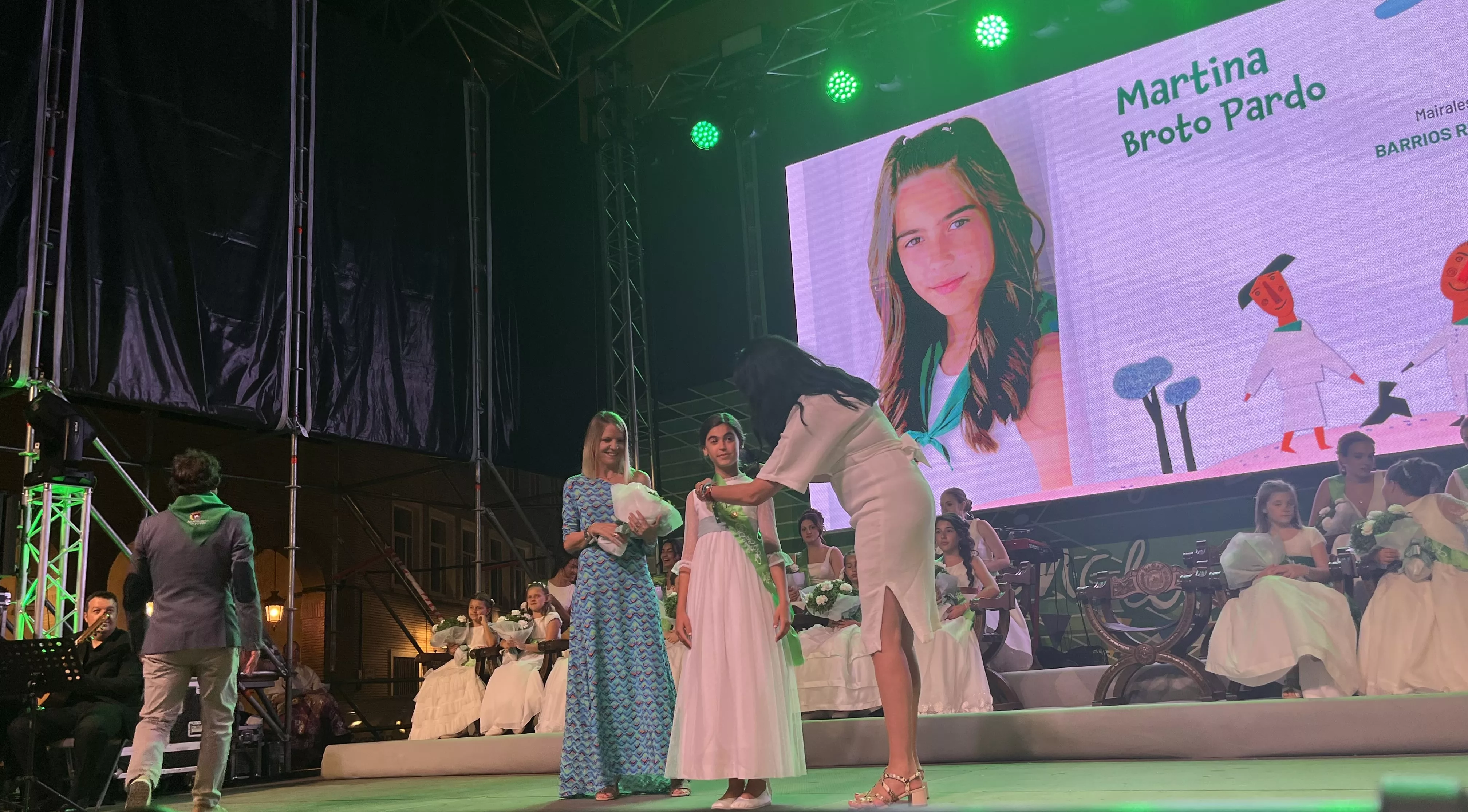 Acto de presentación de las mairalesas y mainate de Huesca 2024. Foto Mercedes Manterola