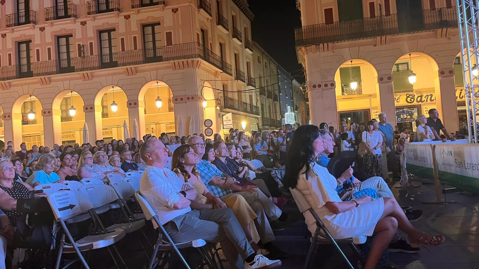 Acto de presentación de las mairalesas y mainate de Huesca 2024. Foto Mercedes Manterola