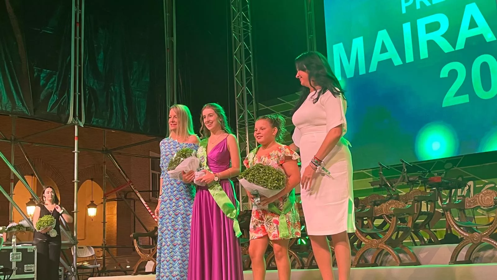 Acto de presentación de las mairalesas y mainate de Huesca 2024. Foto Mercedes Manterola