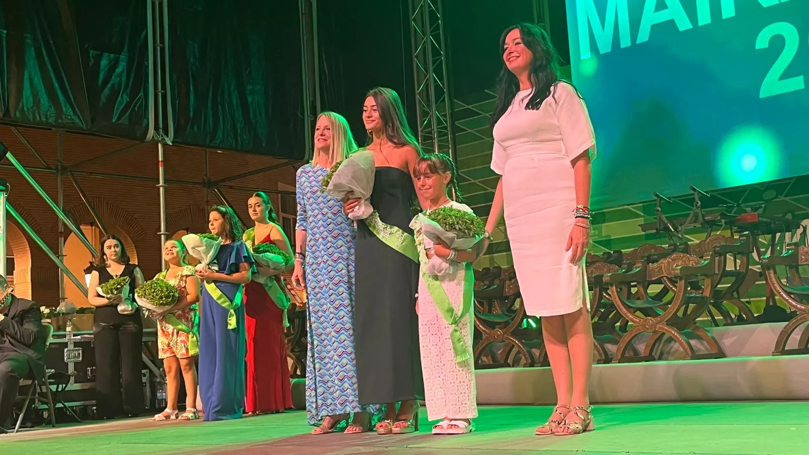 Acto de presentación de las mairalesas y mainate de Huesca 2024. Foto Mercedes Manterola