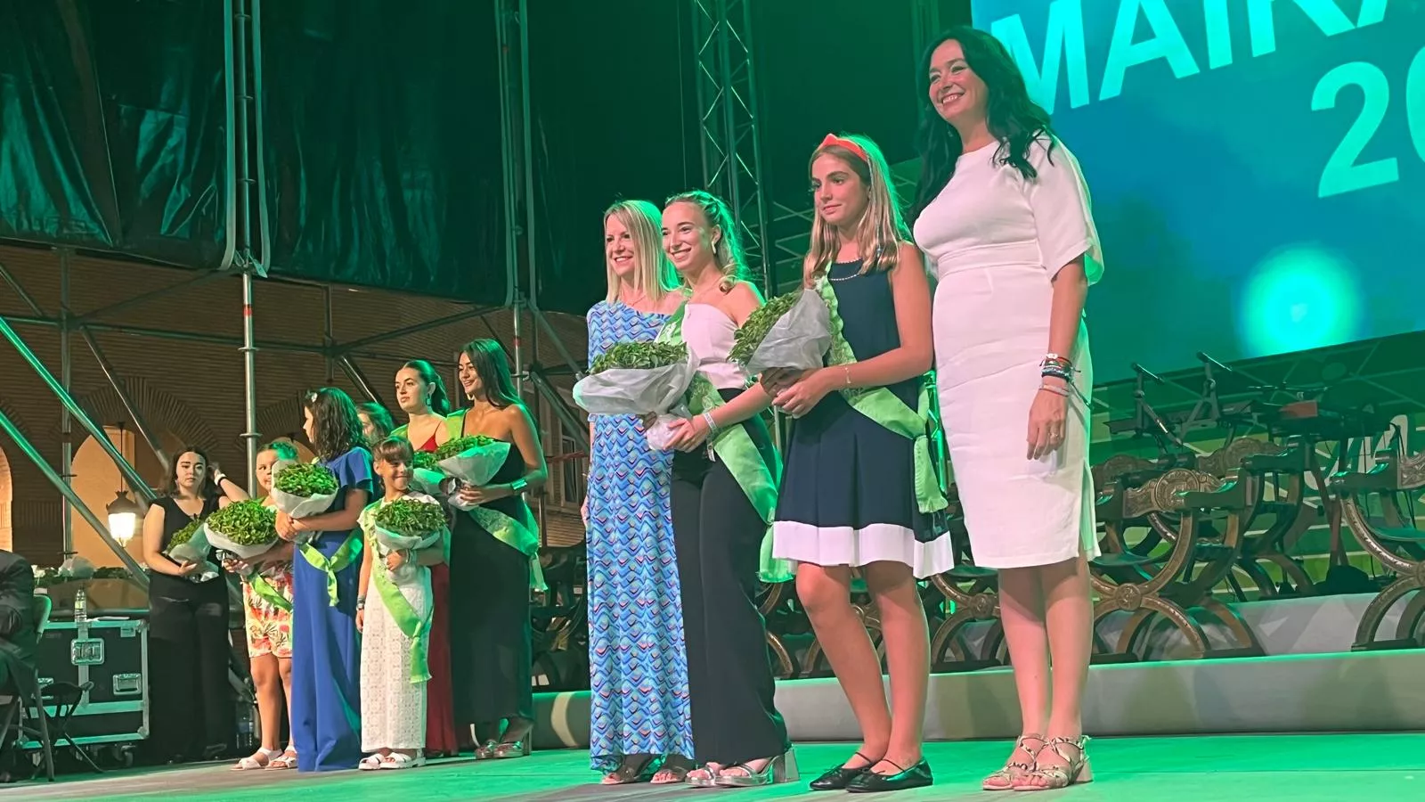 Acto de presentación de las mairalesas y mainate de Huesca 2024. Foto Mercedes Manterola