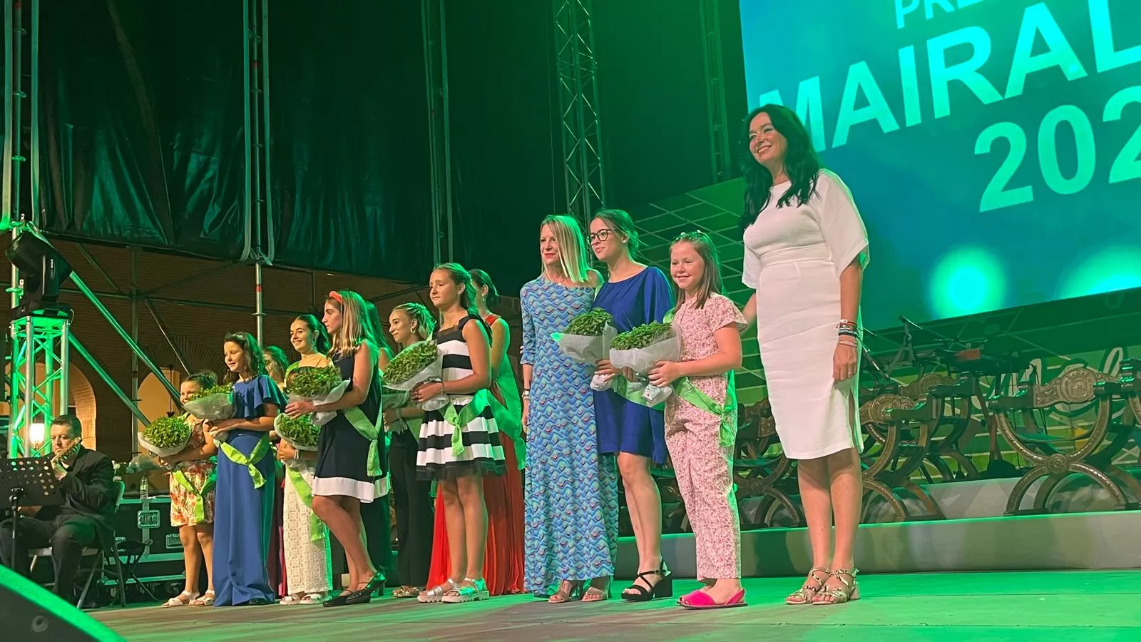 Acto de presentación de las mairalesas y mainate de Huesca 2024. Foto Mercedes Manterola