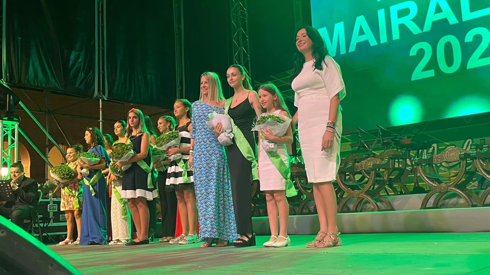 Acto de presentación de las mairalesas y mainate de Huesca 2024. Foto Mercedes Manterola