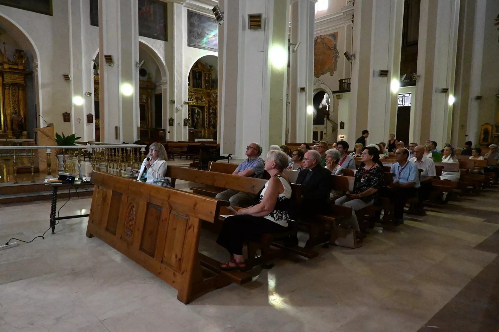 Presentación del catálogo de la exposición de San Lorenzo. Foto Carlos Jalle 