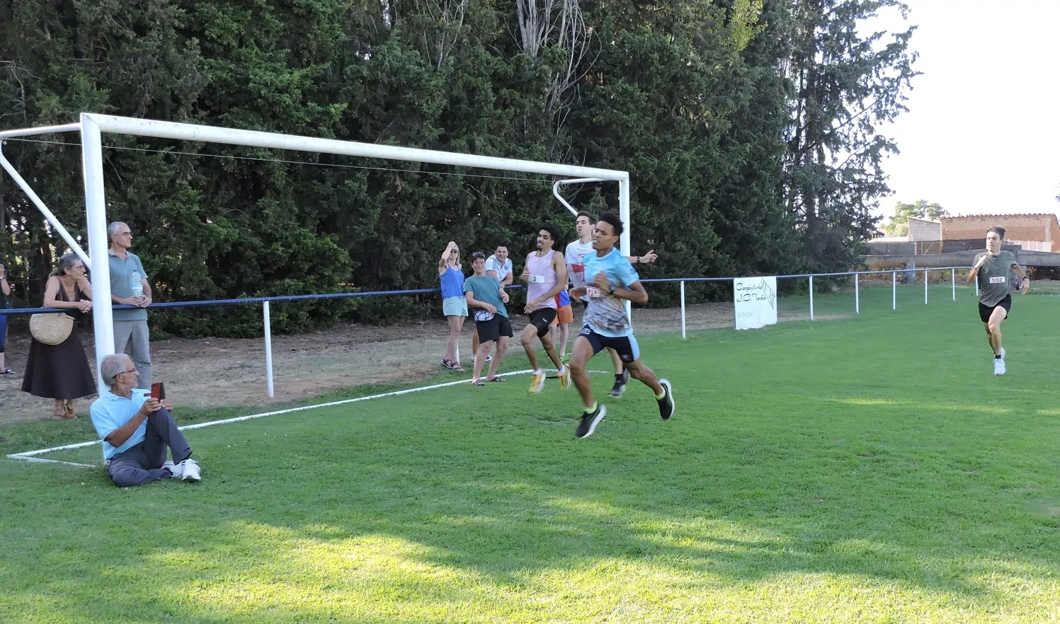Sala Heddine ganando la primera prima
