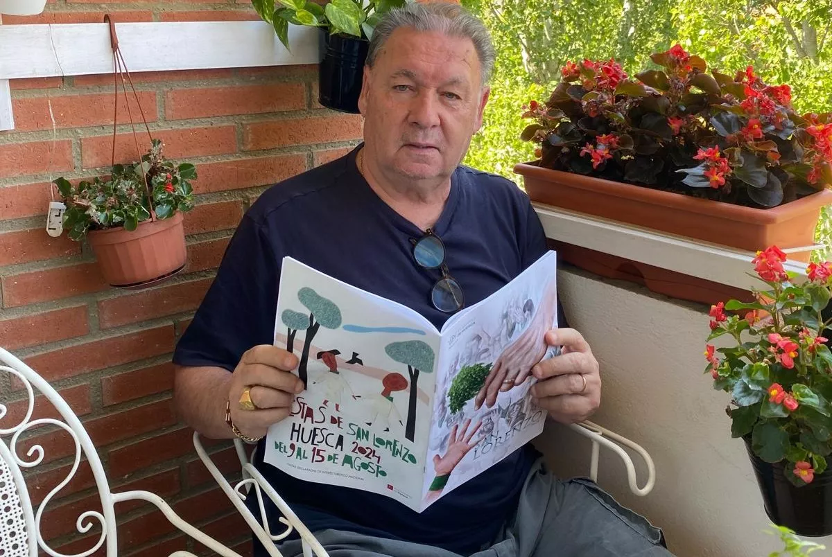 Agustín Lasaosa, presidente de la S.D. Huesca.