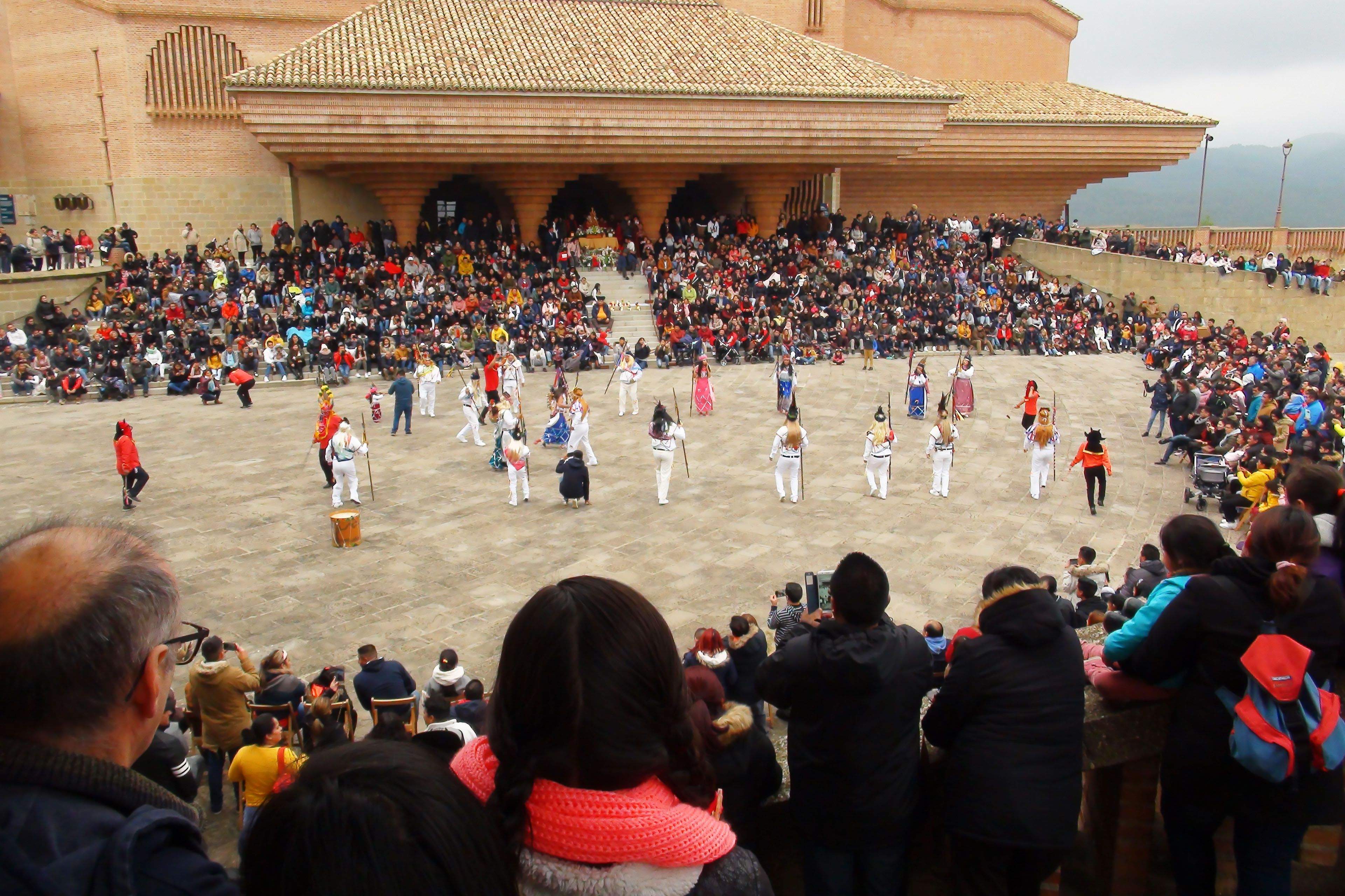 Imagen de una pasada edición de la Fiesta de la Virgen del Quinche en Torreciudad