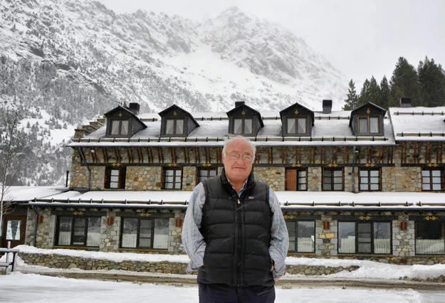 Jorge Mayoral en Llanos Hospital, una estampa eterna. Foto Aramón 