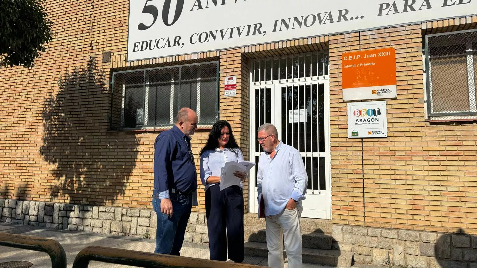 Javier Avellanas, Lorena Orduna y José Miguel Veintemilla: "Los colegios estarán en perfecto estado cuando los niños regresen el 8 de septiembre"