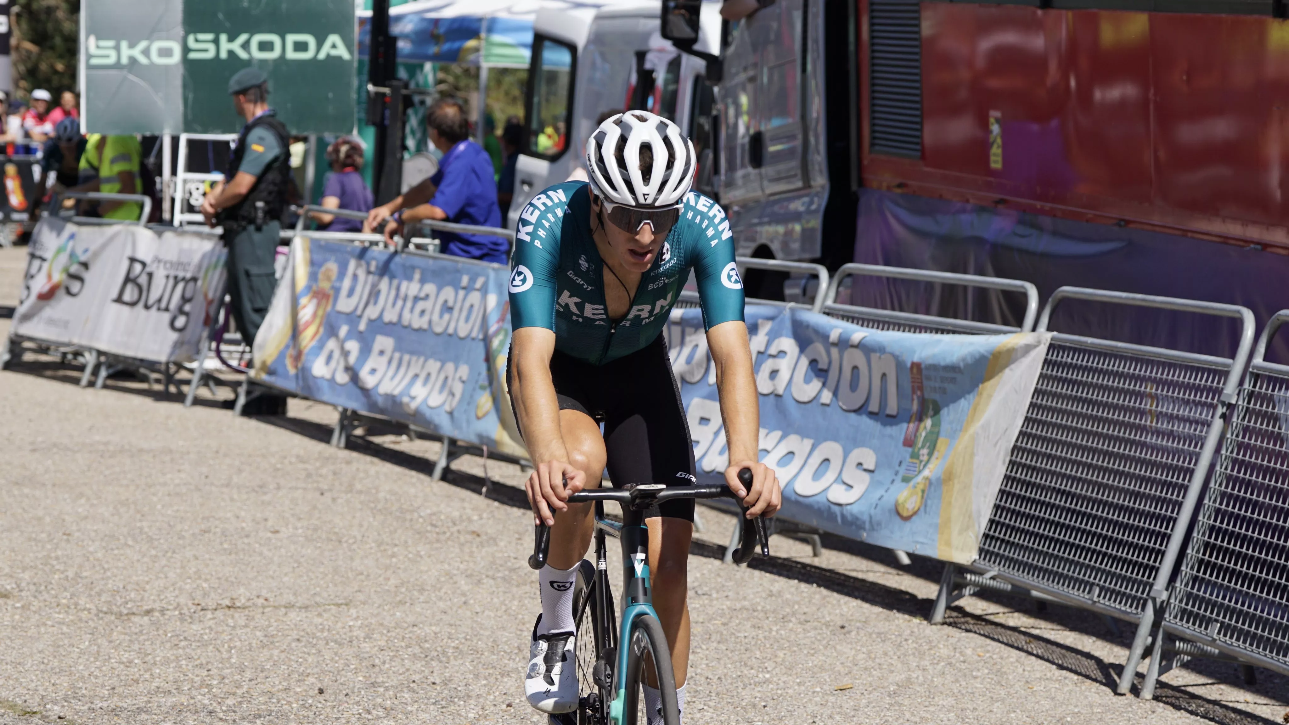 Castrillo, gran séptimo puesto en la general de la Vuelta a Burgos