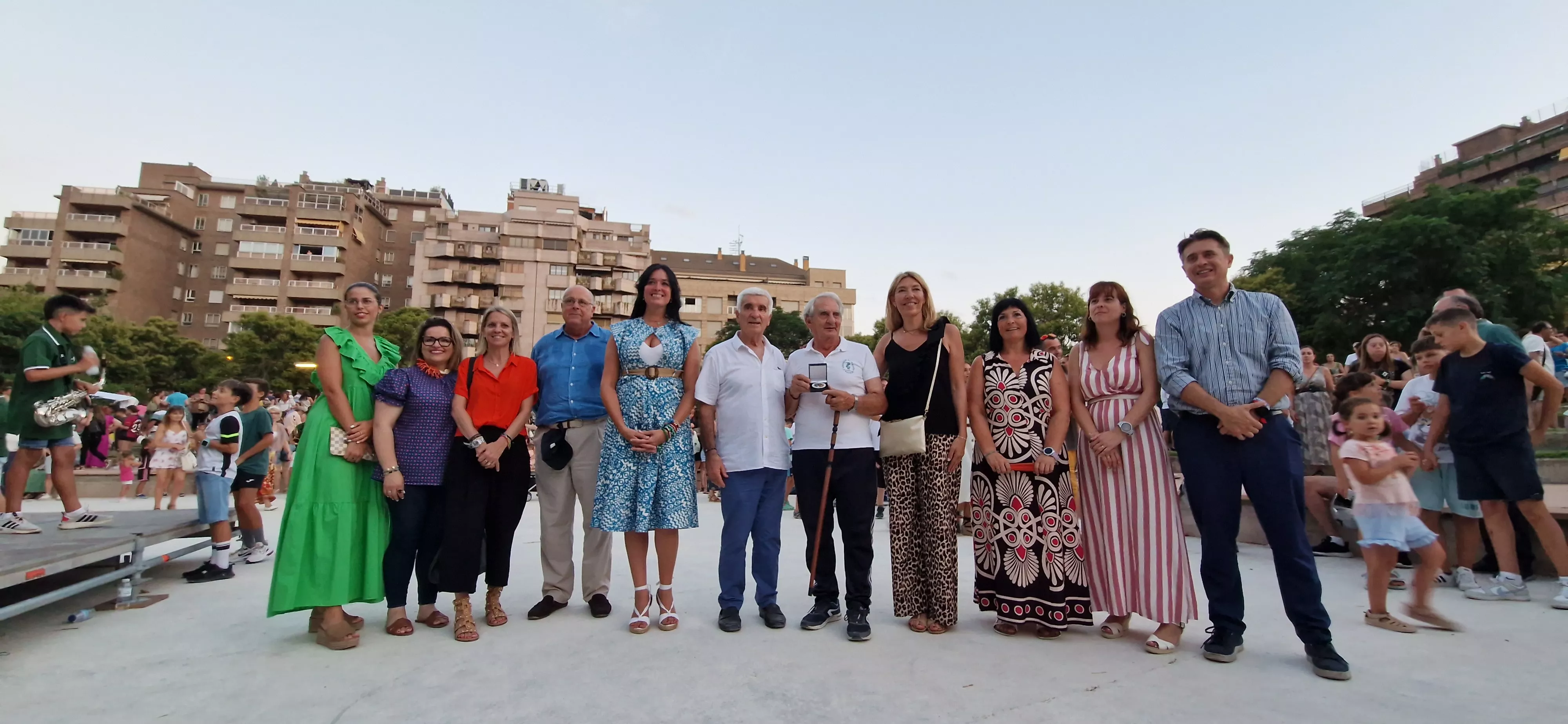 Ensayo general de los Danzantes y la Banda de Música de Huesca. Foto Myriam Martínez