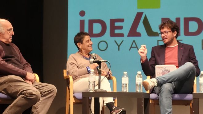 Paco Paricio, Pilar Amorós y Chema Paralés. Foto Myriam Martínez Paco Paricio, Pilar Amorós y Chema Paralés. Foto Myriam Martínez