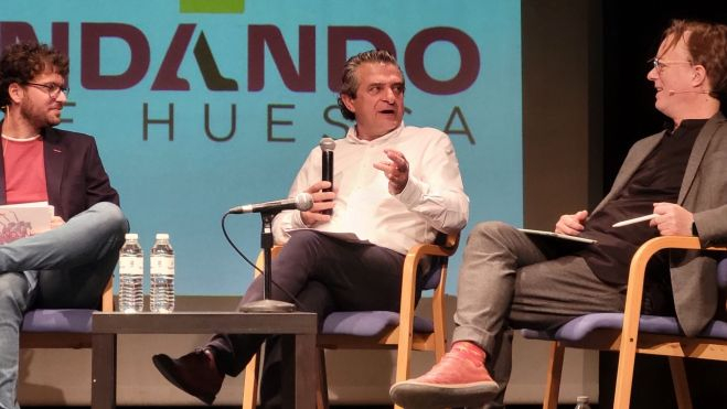 Manolo Pérez, Jesús Arbués. Foto Myriam Martínez Manolo Pérez, Jesús Arbués. Foto Myriam Martínez