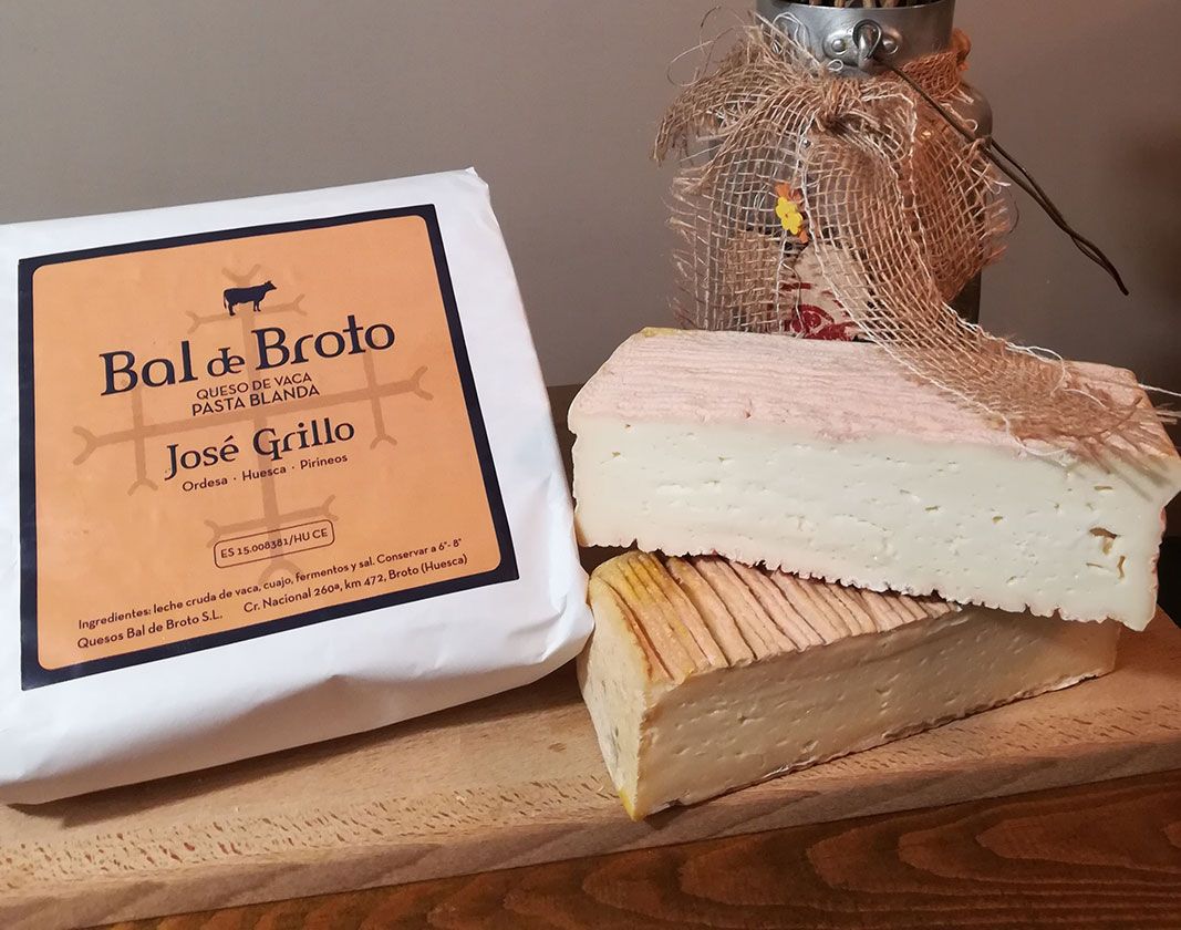 Queso José Grillo de la quesería Bal de Broto.
