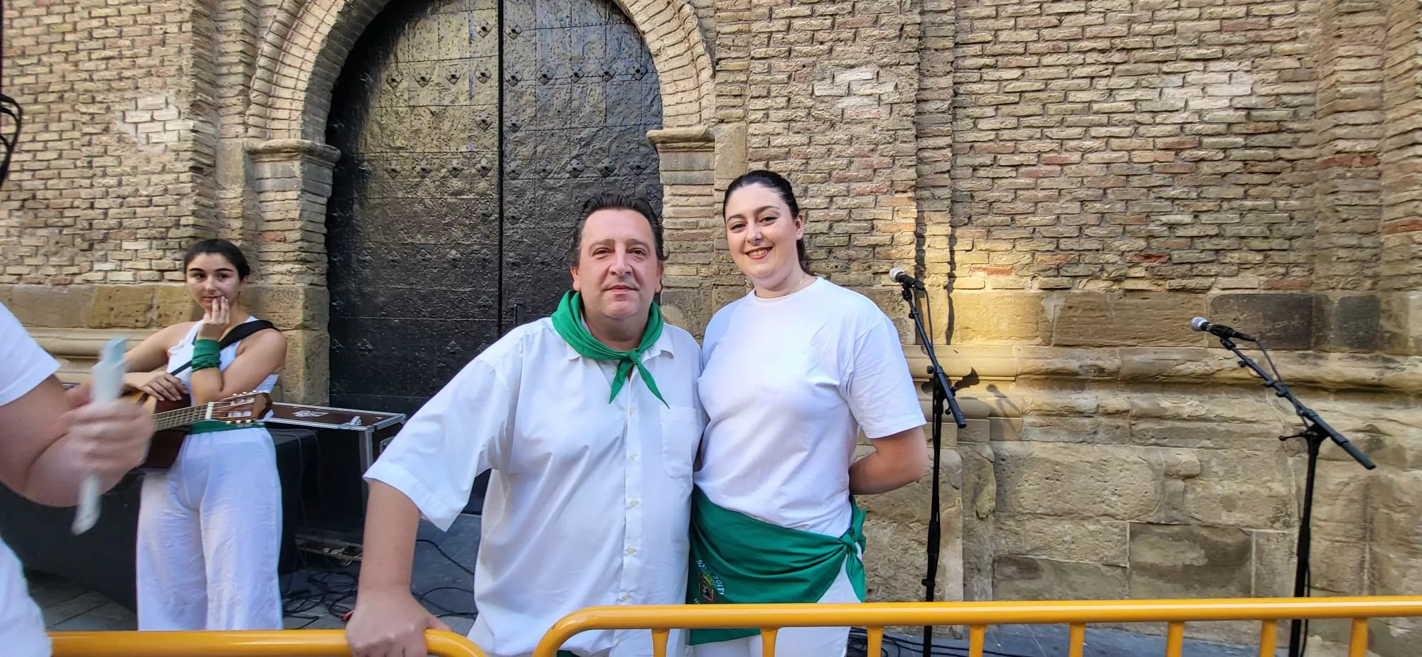 Saludo al Santo. Foto Mercedes Manterola