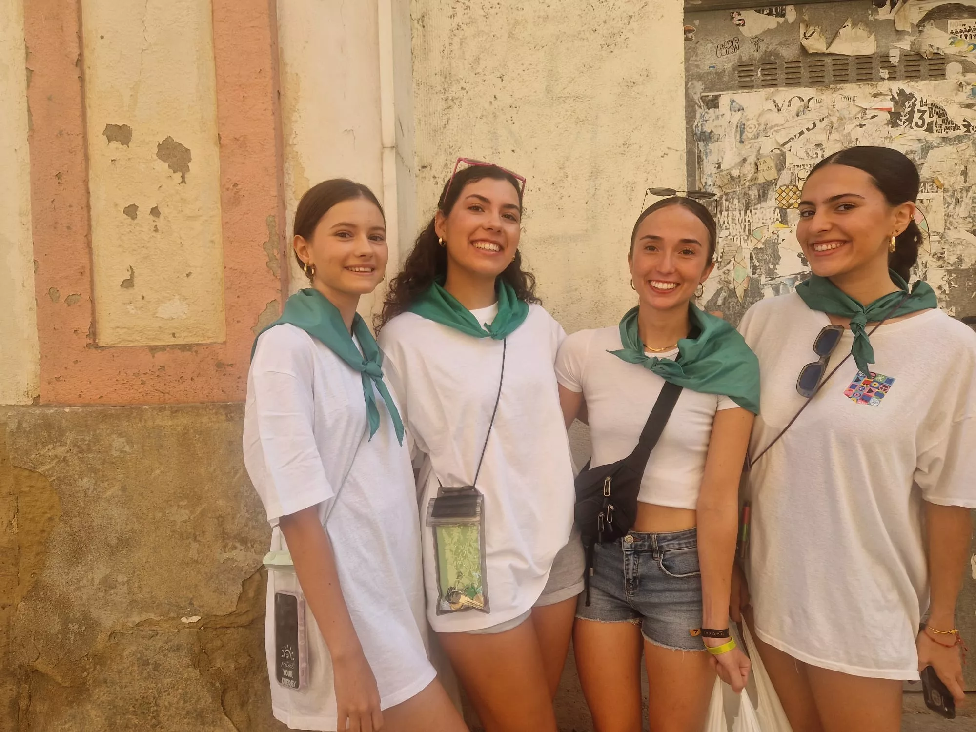 Almuerzos en la mañana del arranque de las fiestas de San Lorenzo