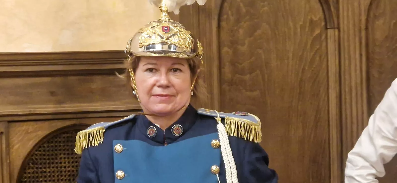 Entrega de la Medalla de Oro de Huesca a la Policía y el Hermanamiento con Tarbes. Foto Myriam Martínez