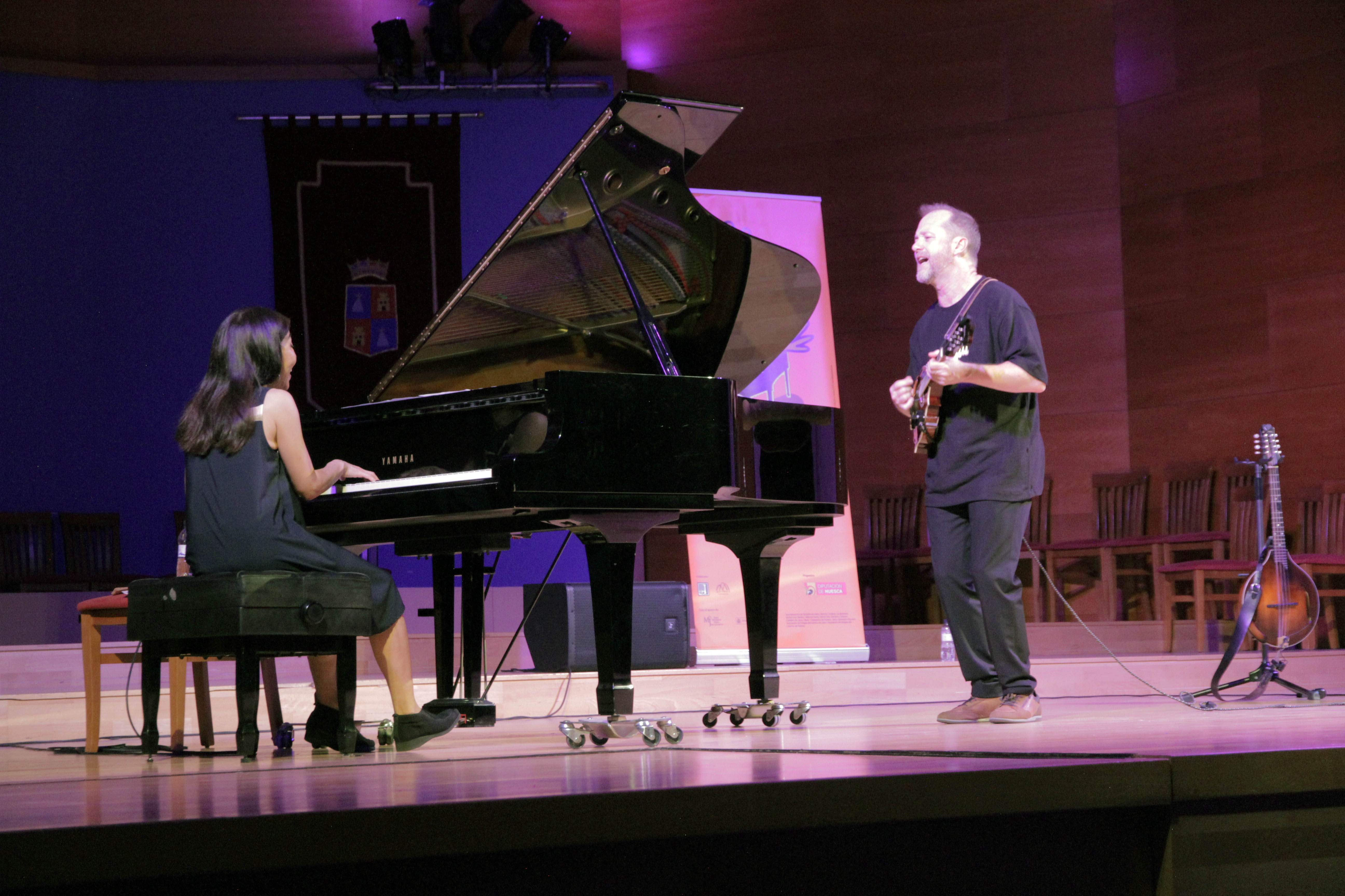 Pekata Mundi en su actuación en Monzón.